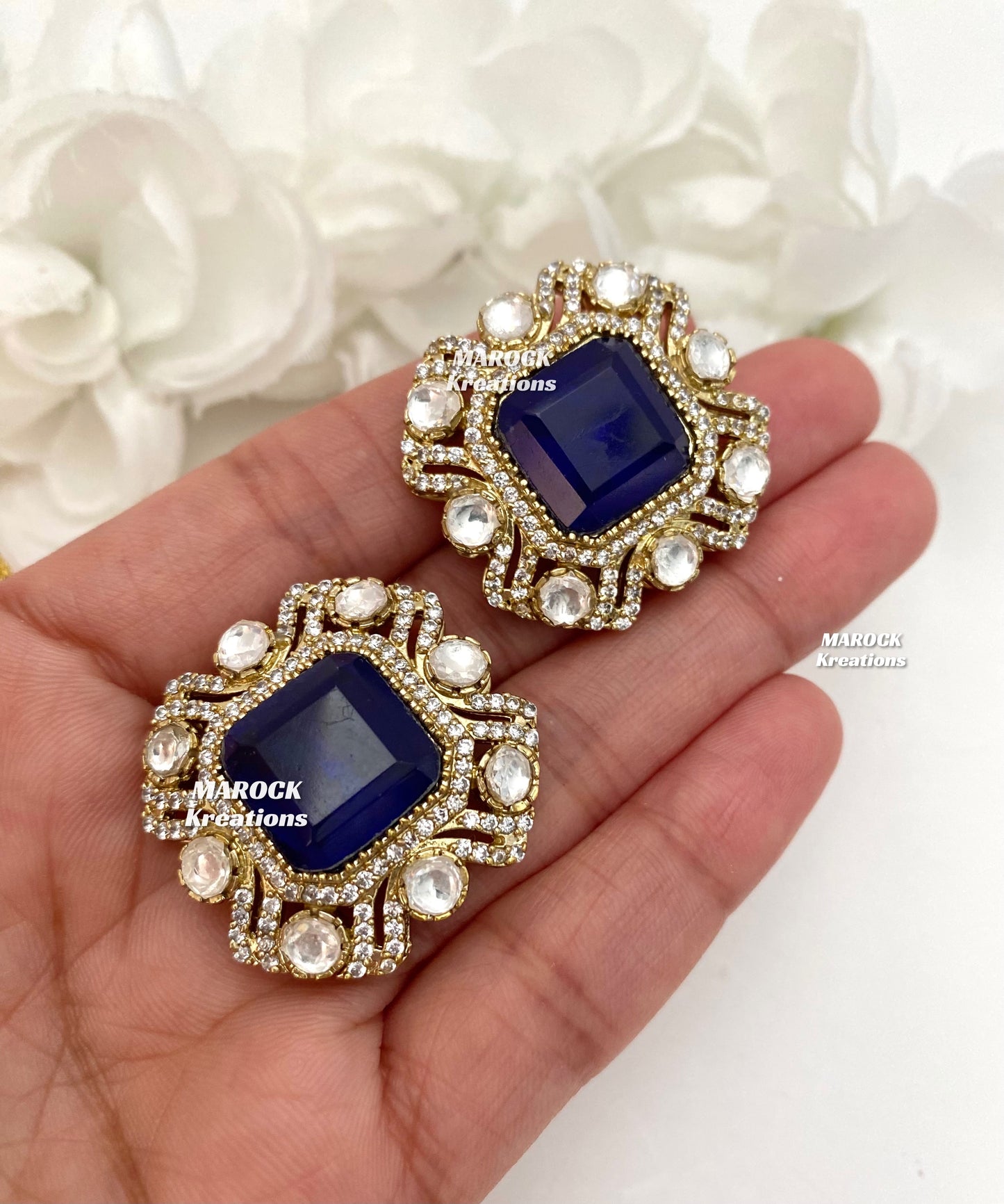 Paloma Sabyasachi inspired Premium Quality Moissanite Kundan and American Diamond choker set
