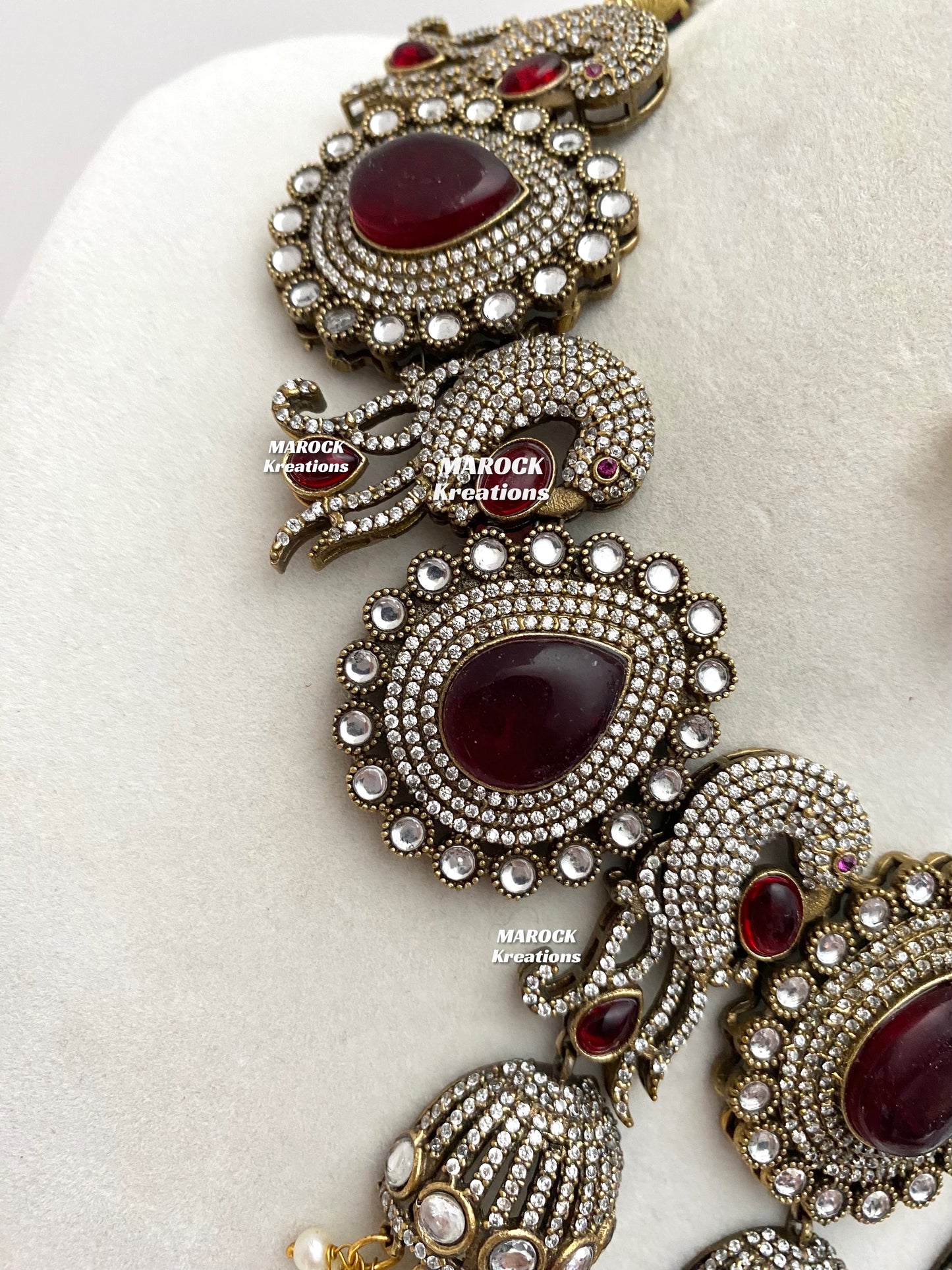 Stella Sabyasachi inspired Premium Quality Victorian Kundan Statement Necklace set