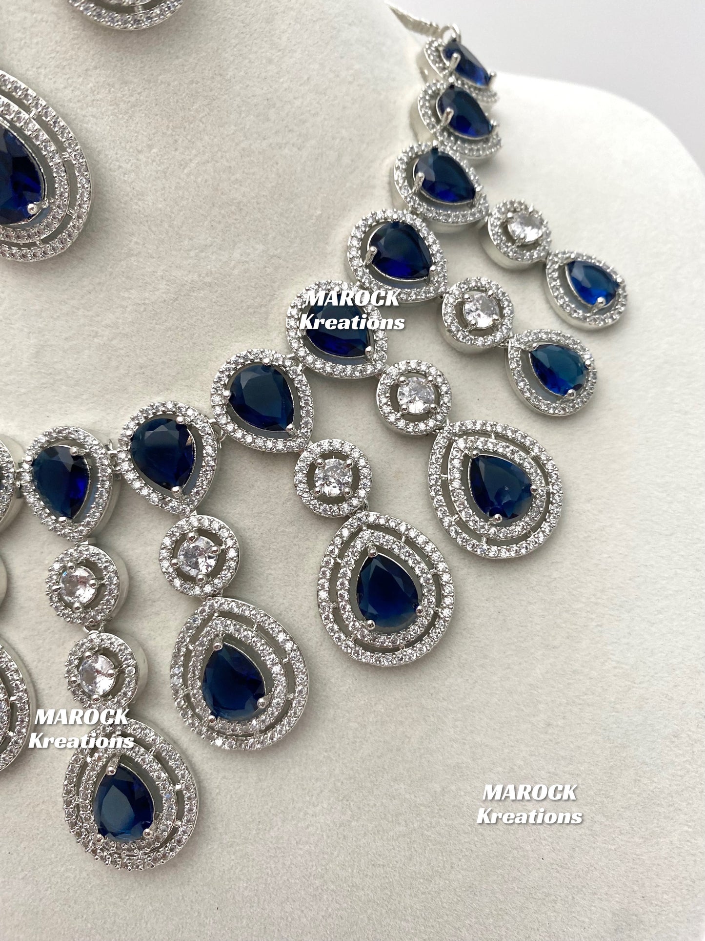 Soha American Diamond Necklace set