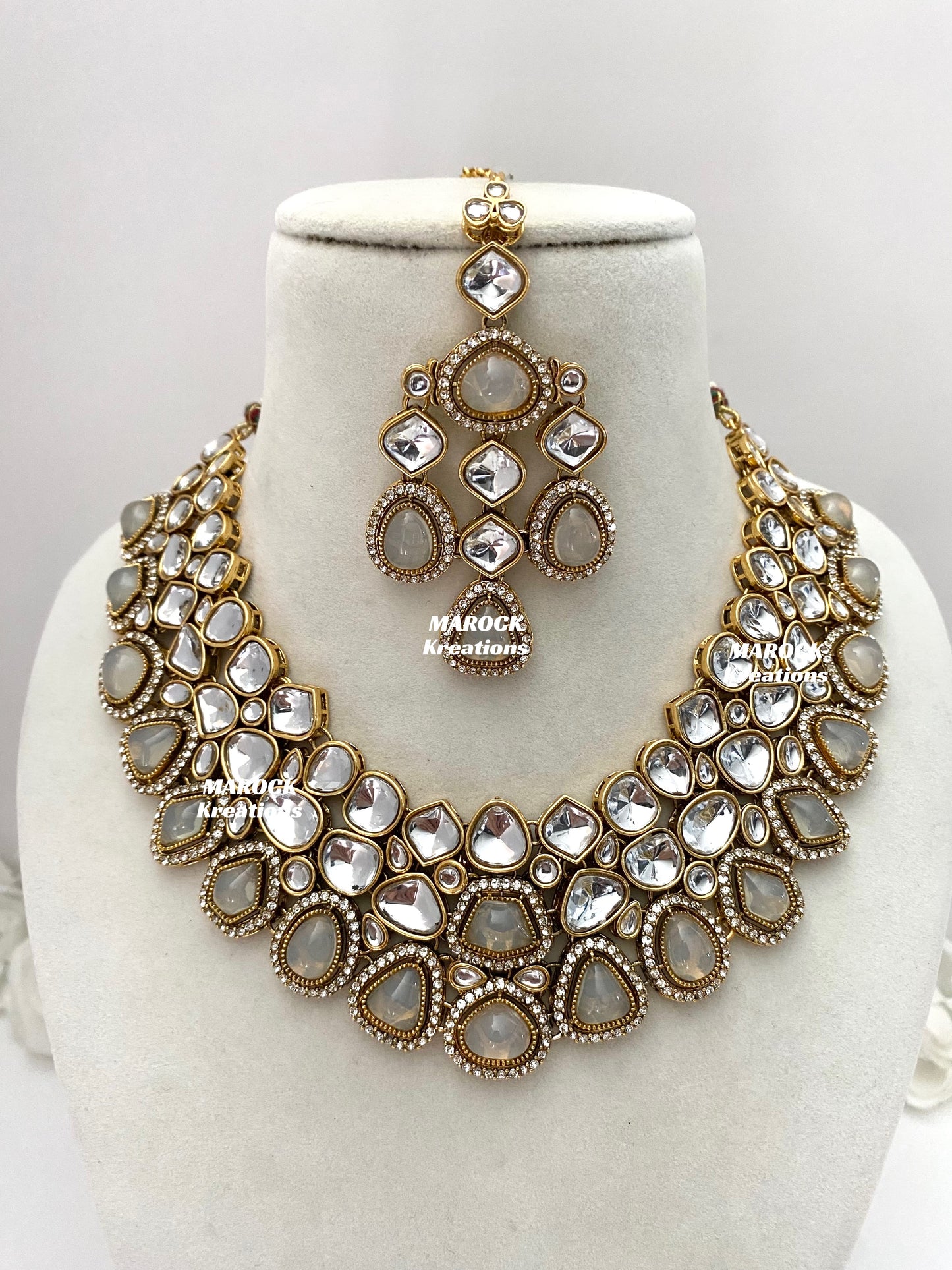 Patriza Sabyasachi inspired Premium Quality Kundan Statement Necklace set