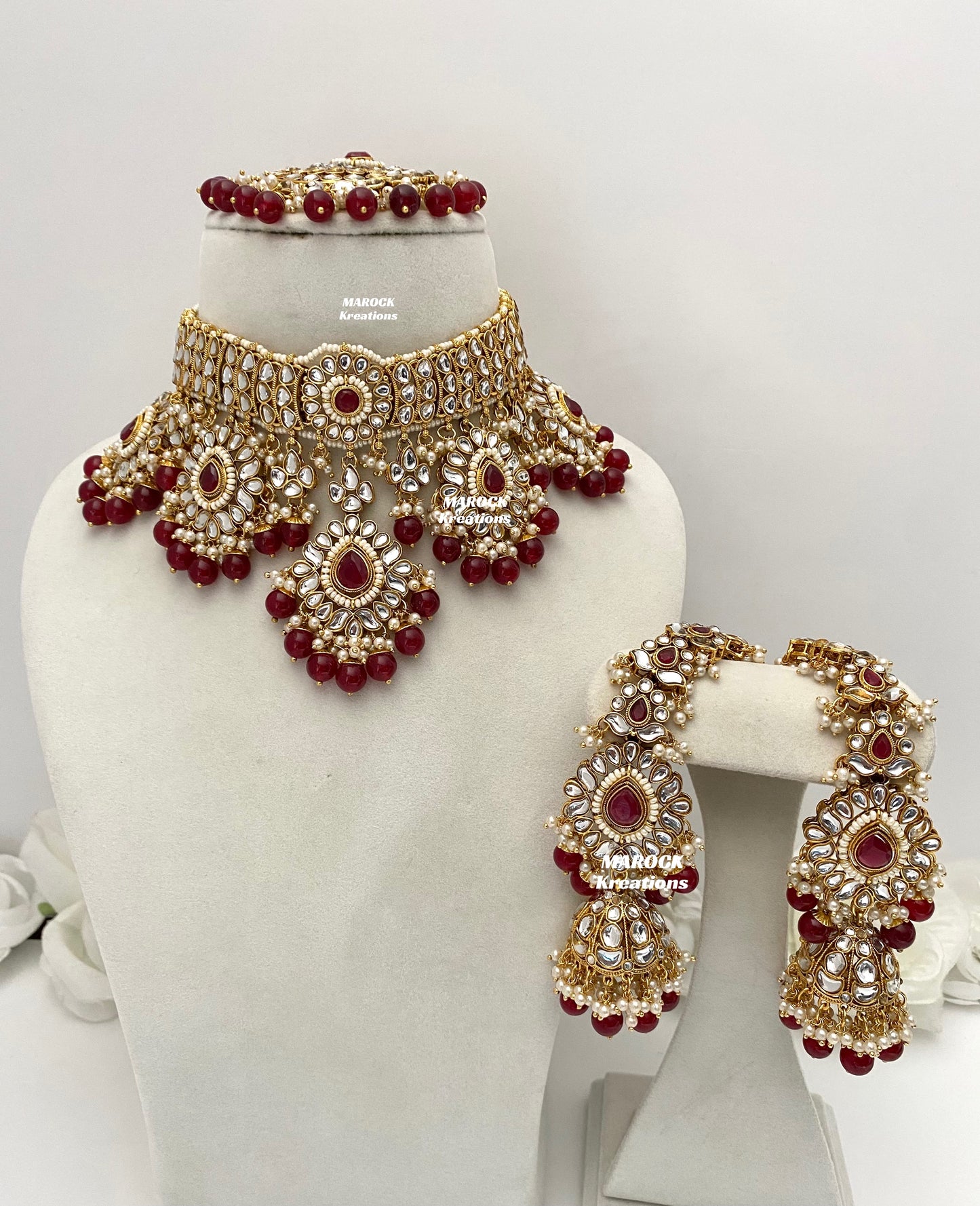 Bhavika Premium Quality Kundan choker/Necklace set