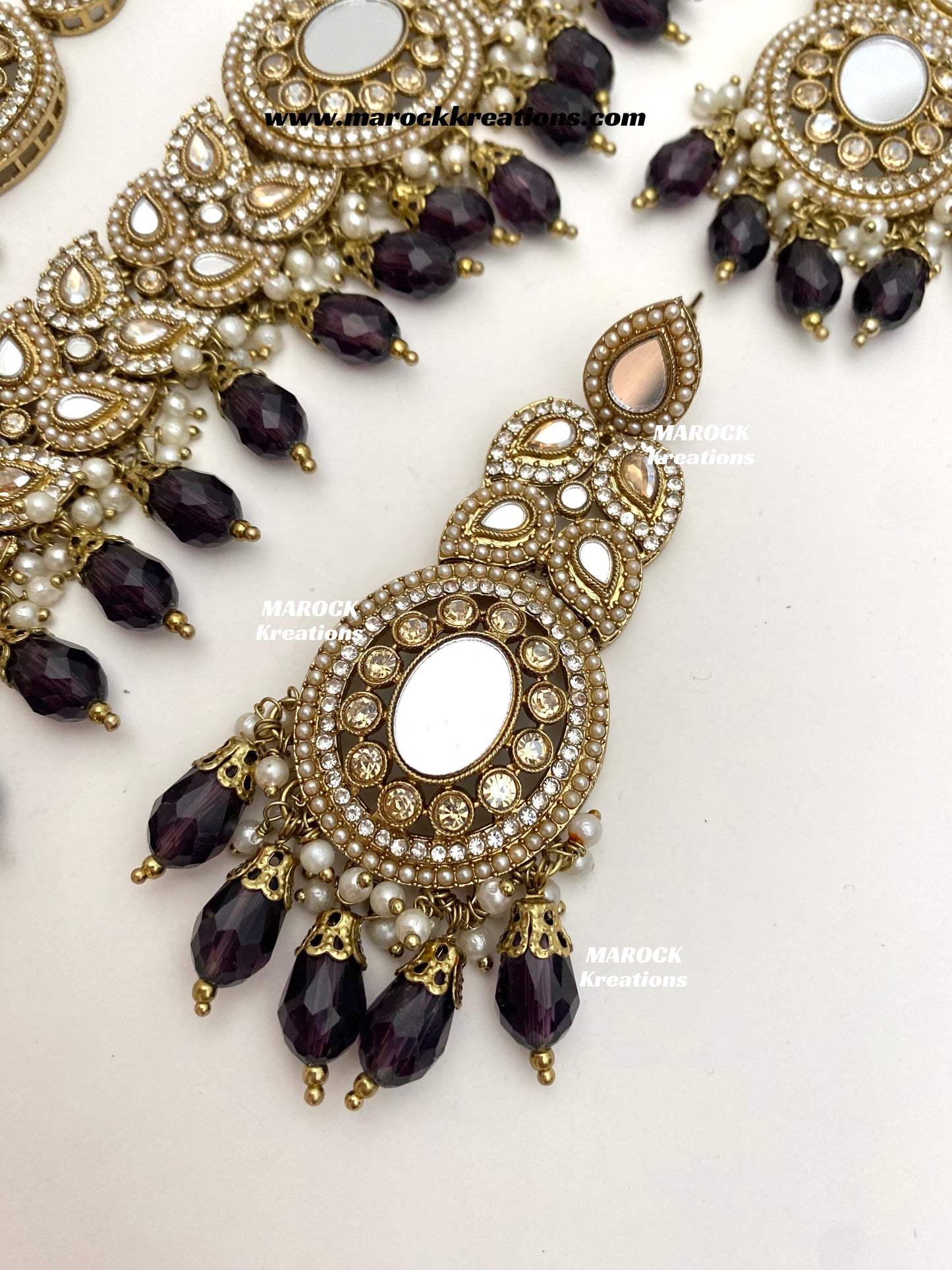 Resmin Premium Quality Mirror Choker set