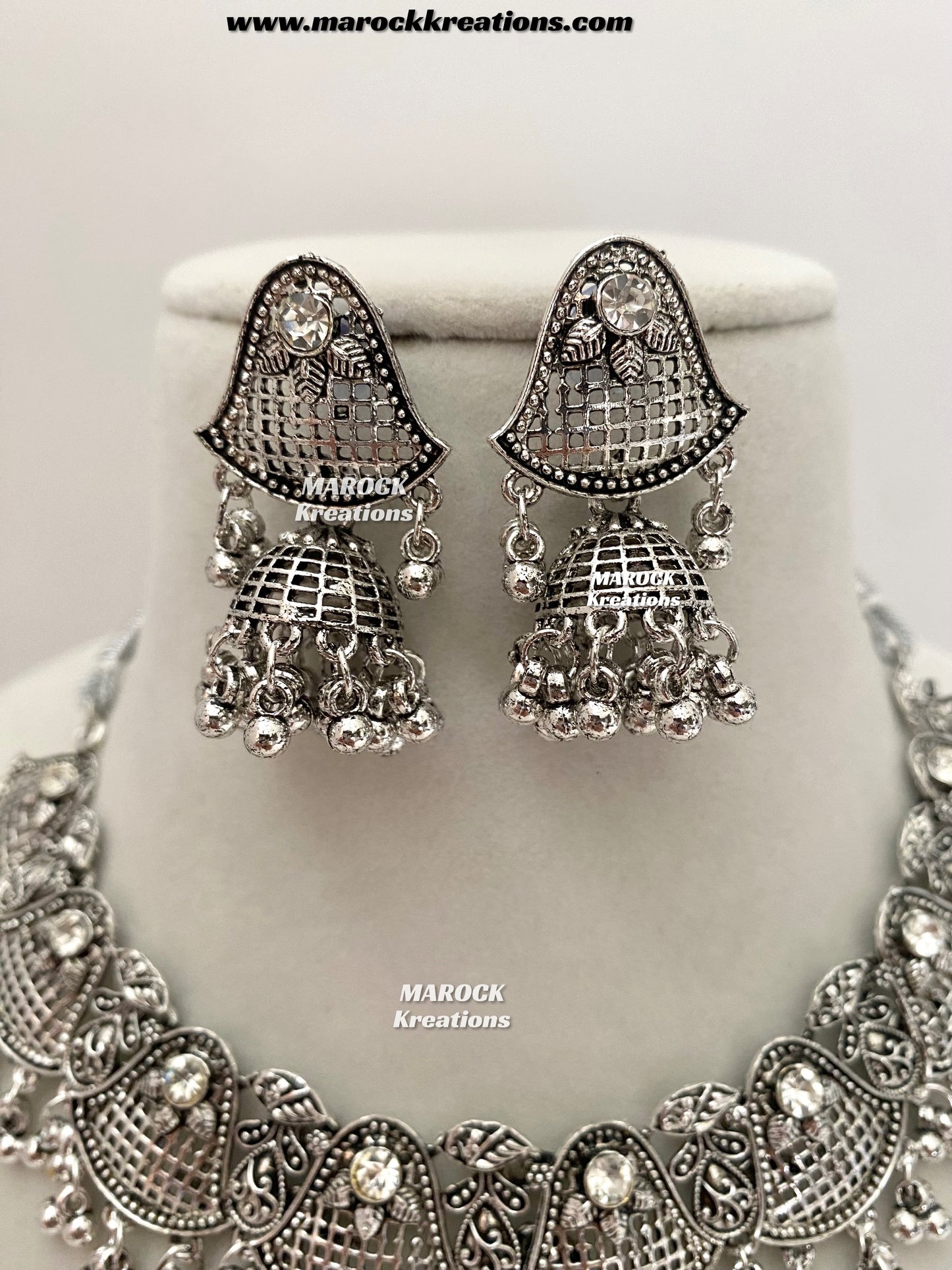 Oxidized Necklace set