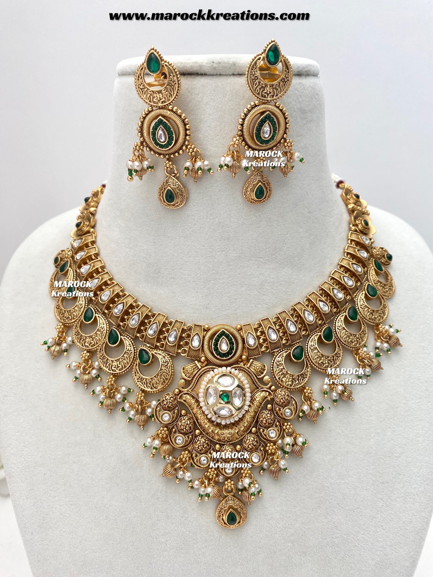 Swapna Gold Plated Necklace set