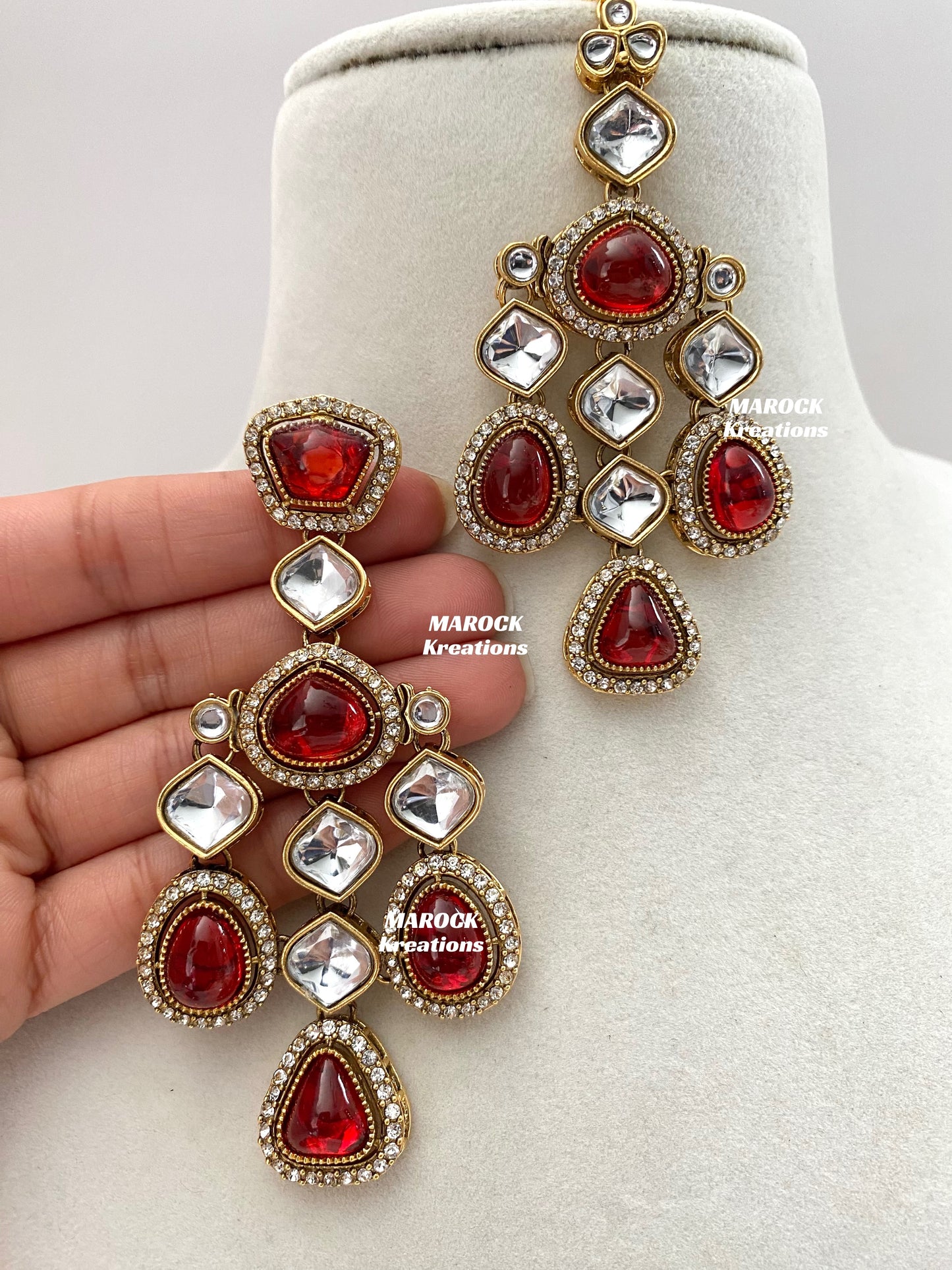 Patriza Sabyasachi inspired Premium Quality Kundan Statement Necklace set