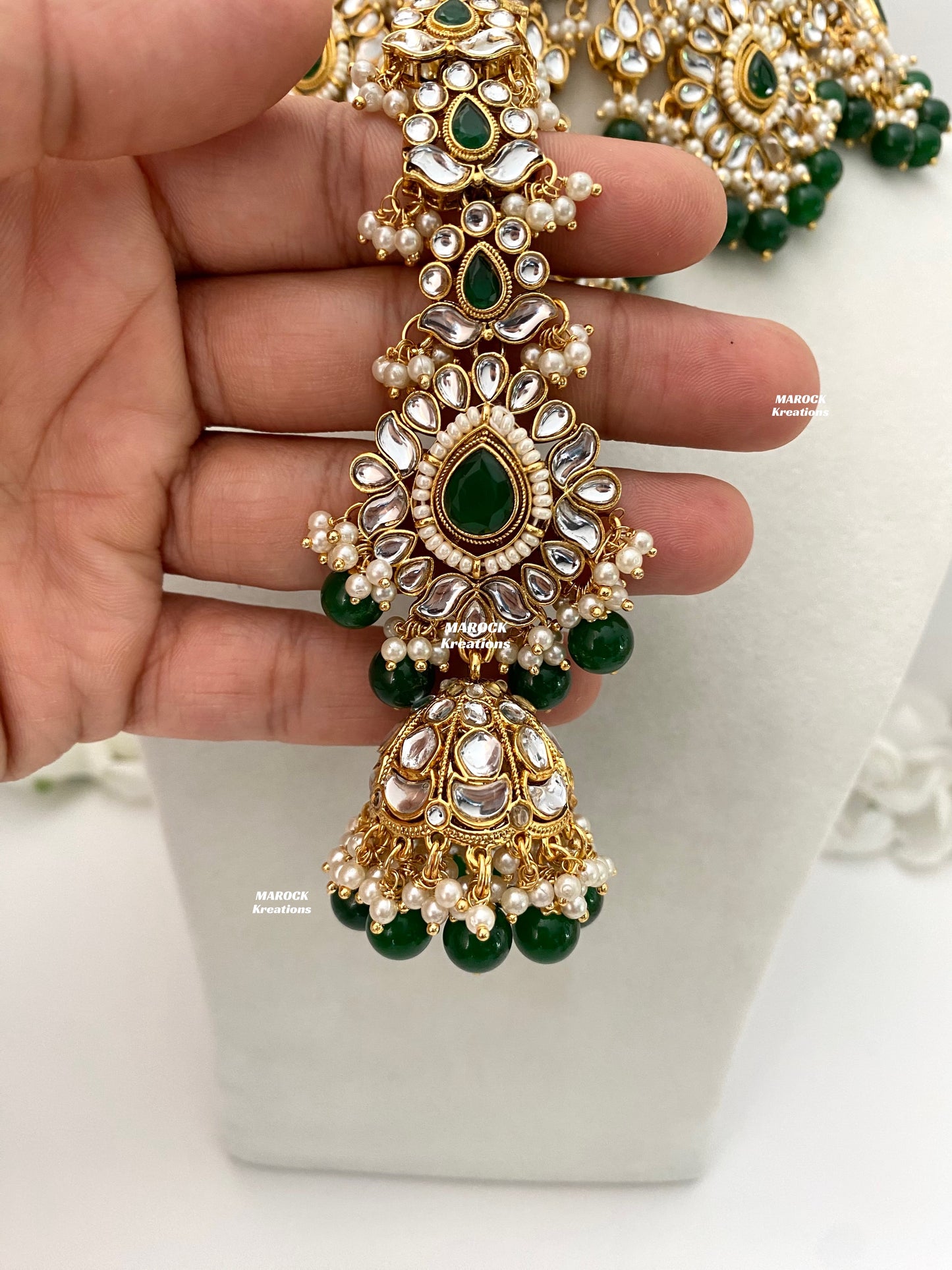 Bhavika Premium Quality Kundan choker/Necklace set