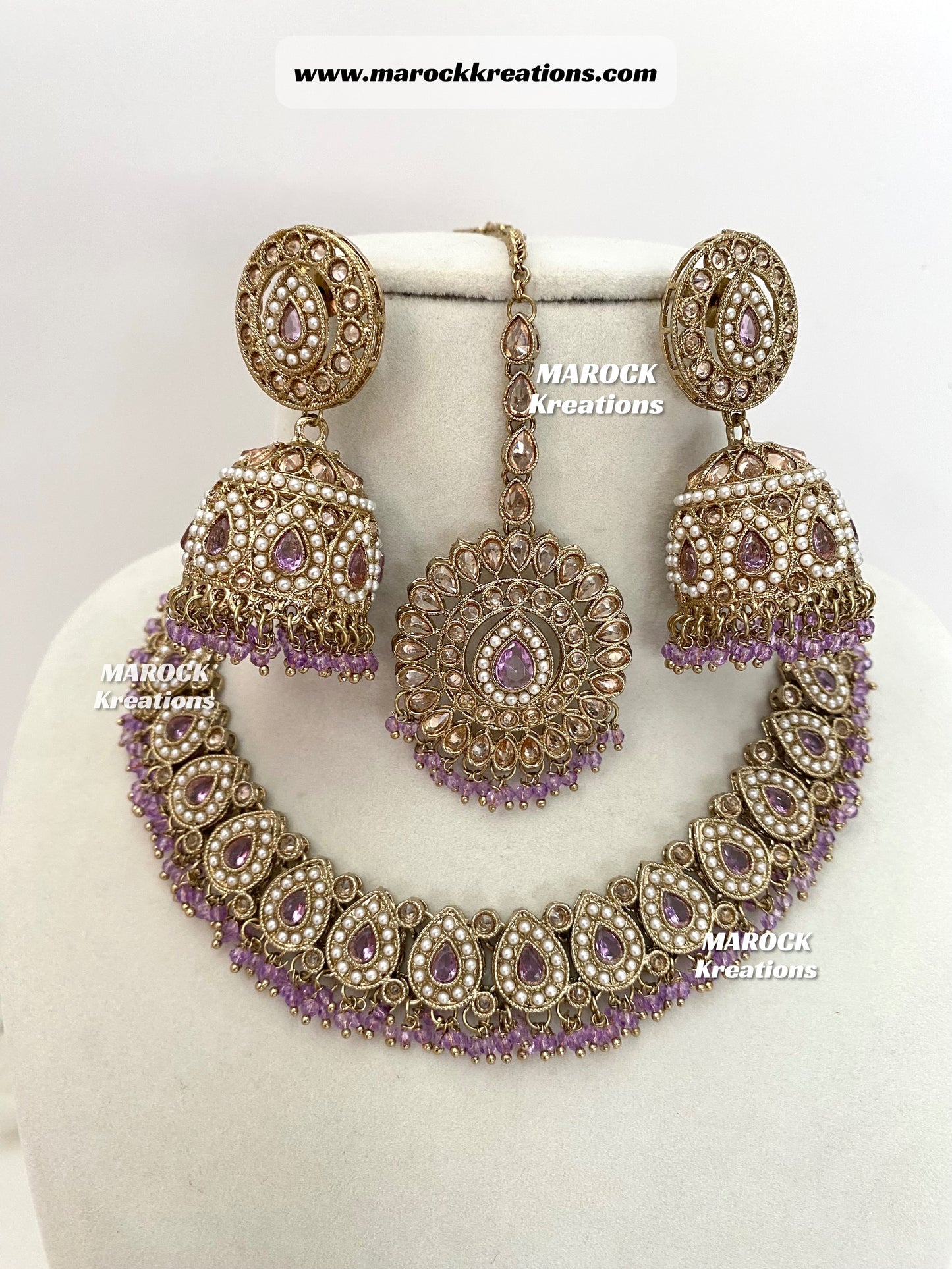Tina Antique Polki Necklace set