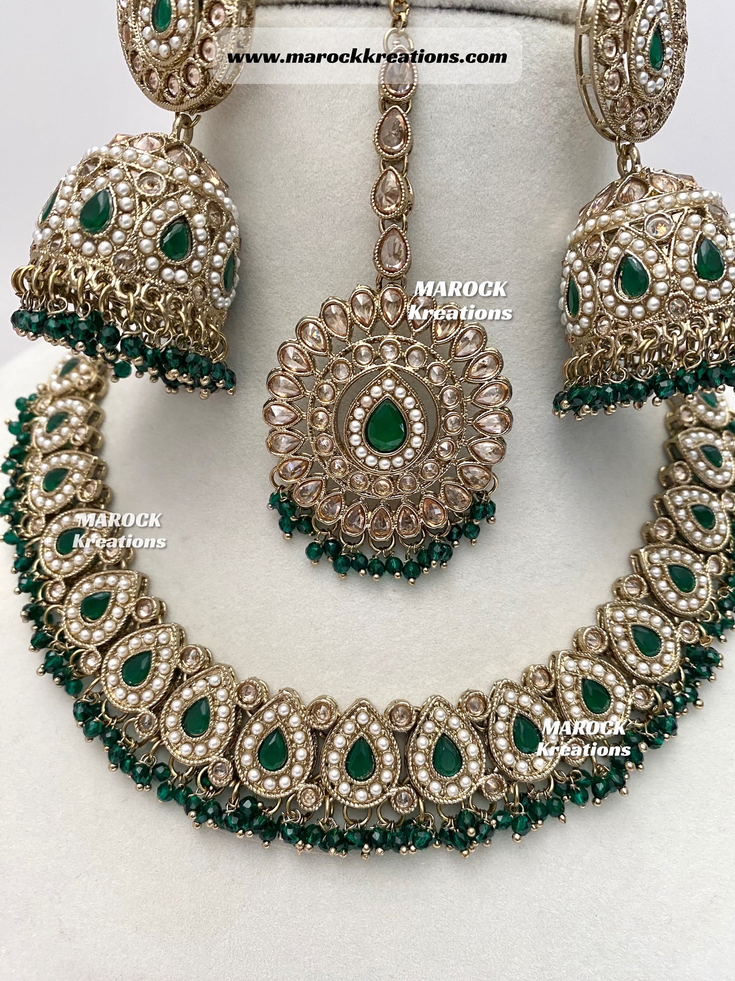 Tina Antique Polki Necklace set