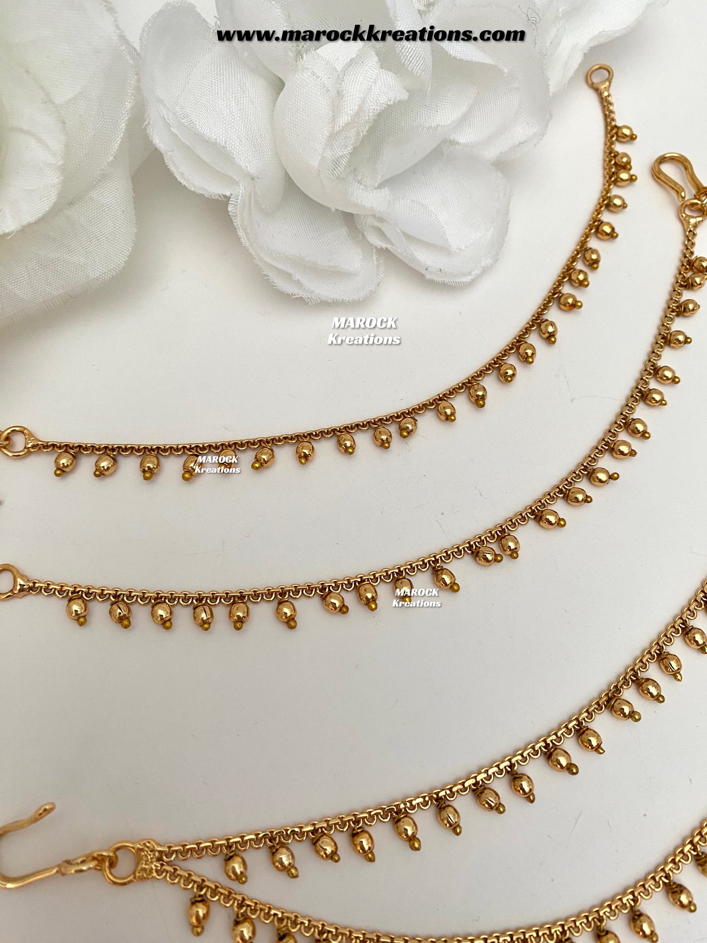 Misha Gold Plated Saharey/Ear chains