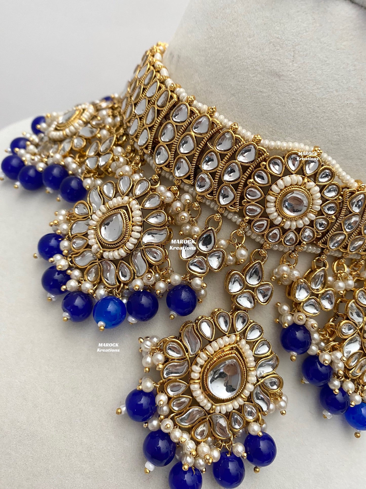 Bhavika Premium Quality Kundan choker/Necklace set