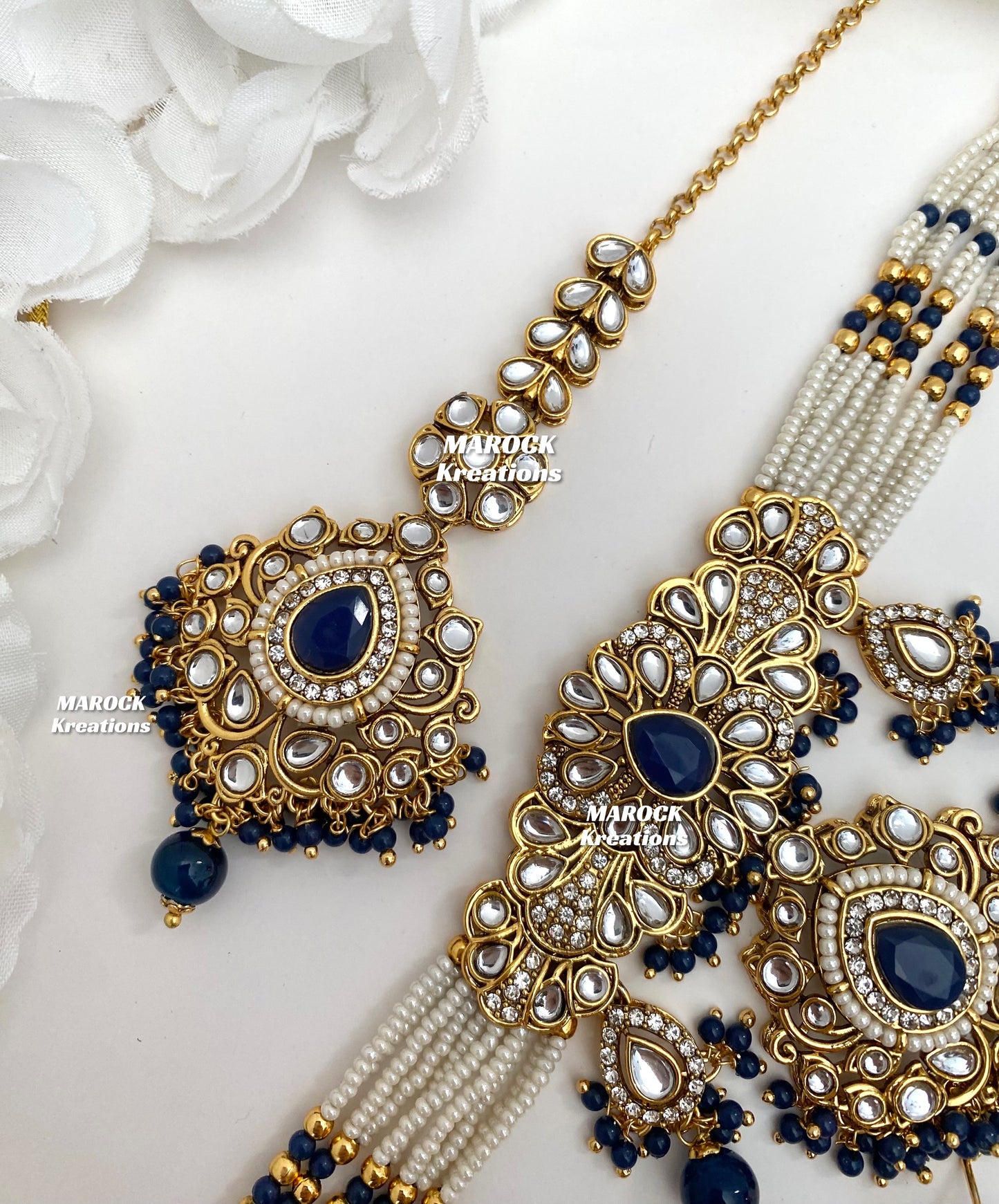 Mahima Premium Quality Kundan Choker set