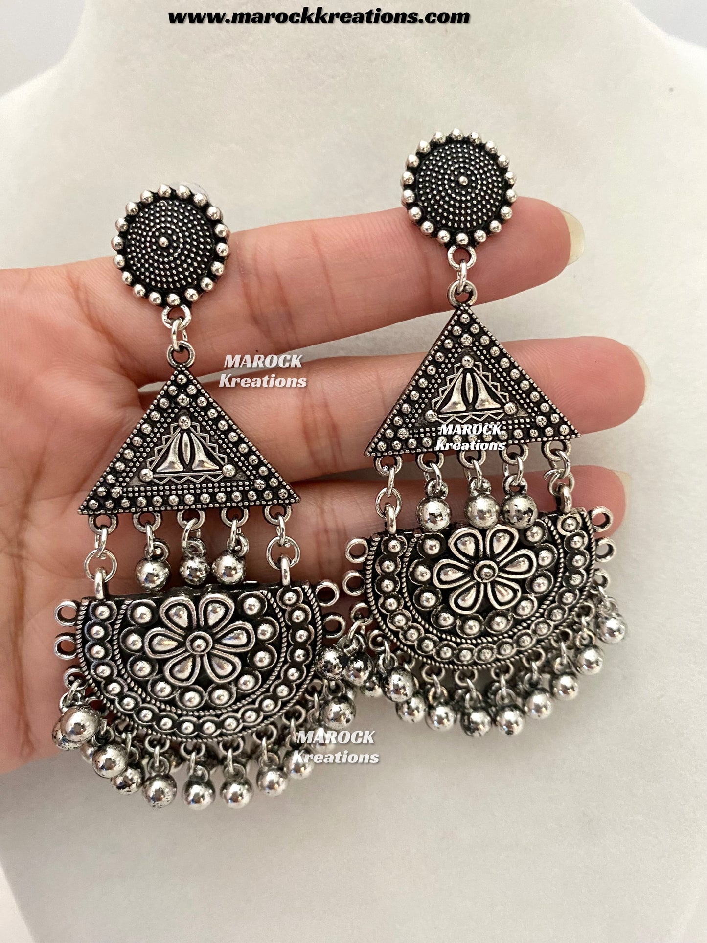 Oxidized Necklace set