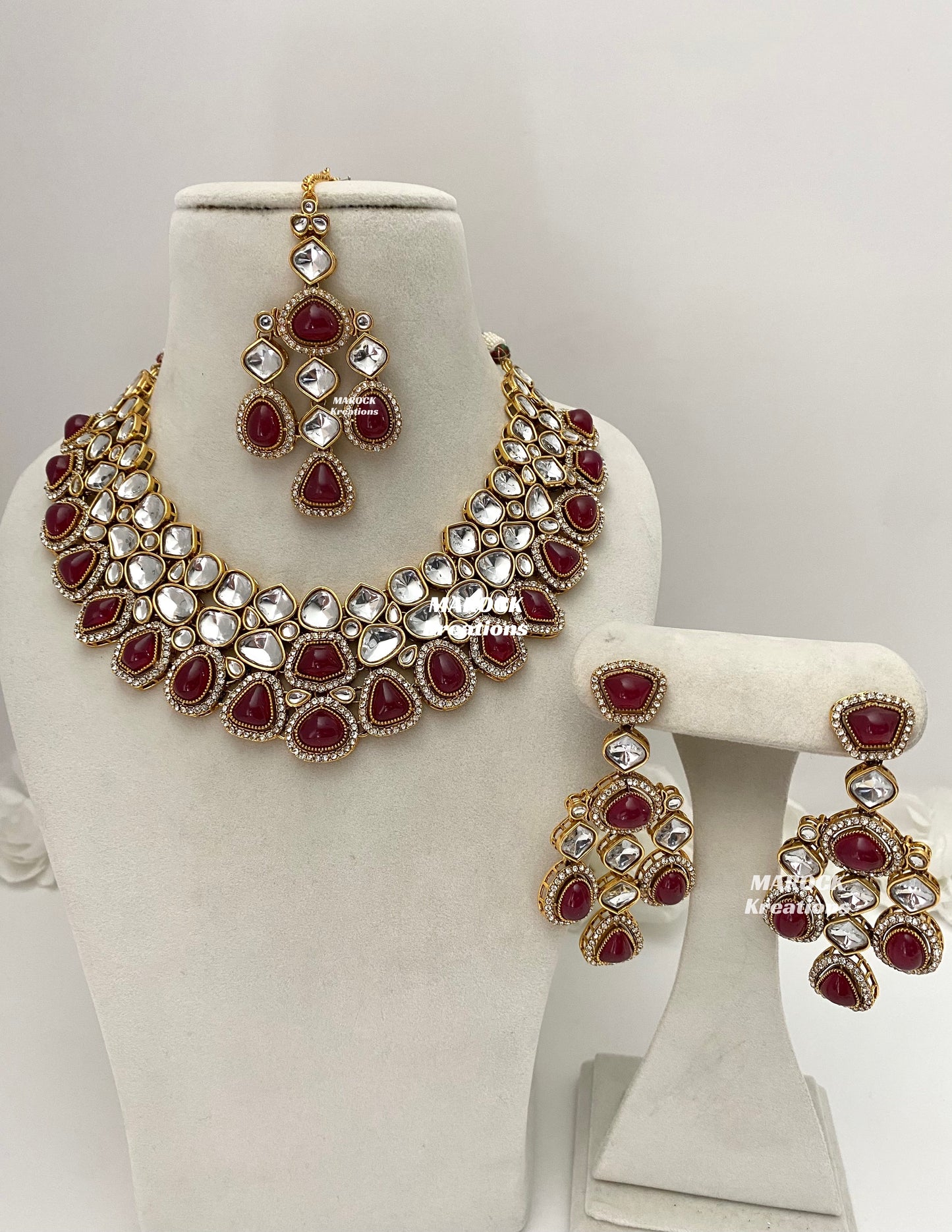 Patriza Sabyasachi inspired Premium Quality Kundan Statement Necklace set