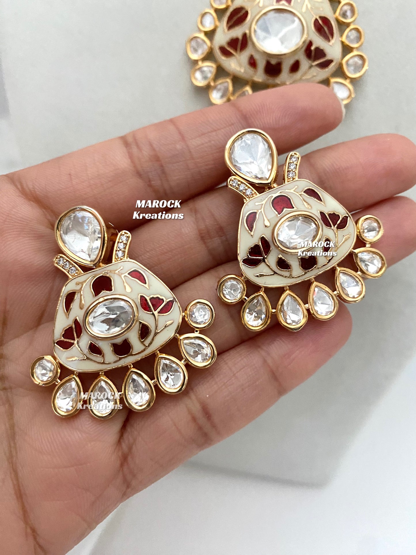 Mia Tyani inspired Premium Quality Kundan Necklace set