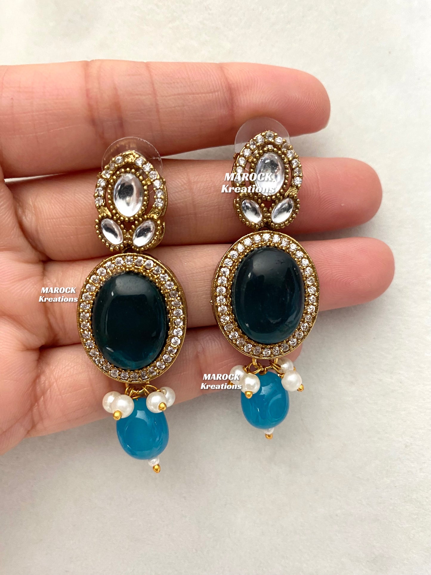 Danica Sabyasachi inspired Premium Quality Moissanite Kundan Statement Choker set