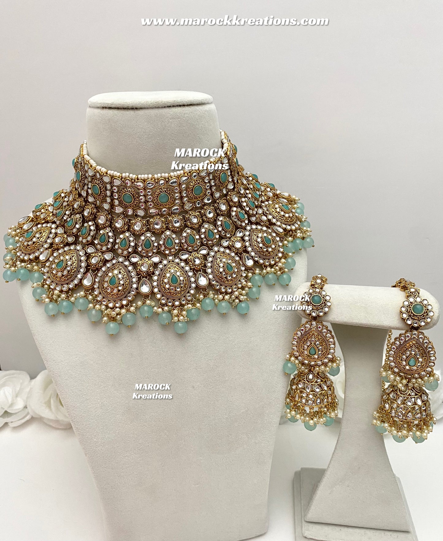 Salma Premium Quality Kundan Bridal set/bridal jewelry