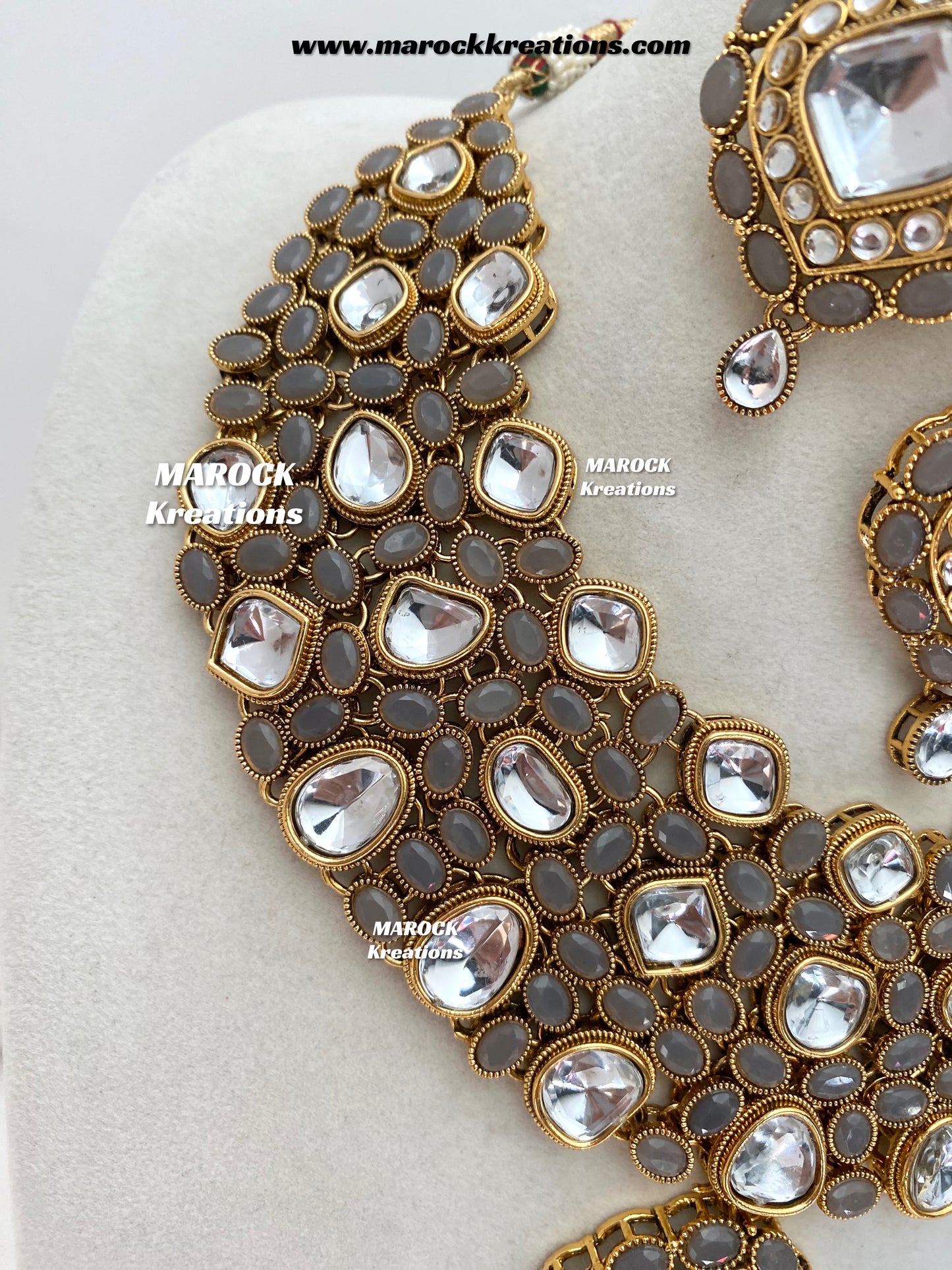 Roksana Sabyasachi inspired Premium Quality Kundan Statement Necklace set
