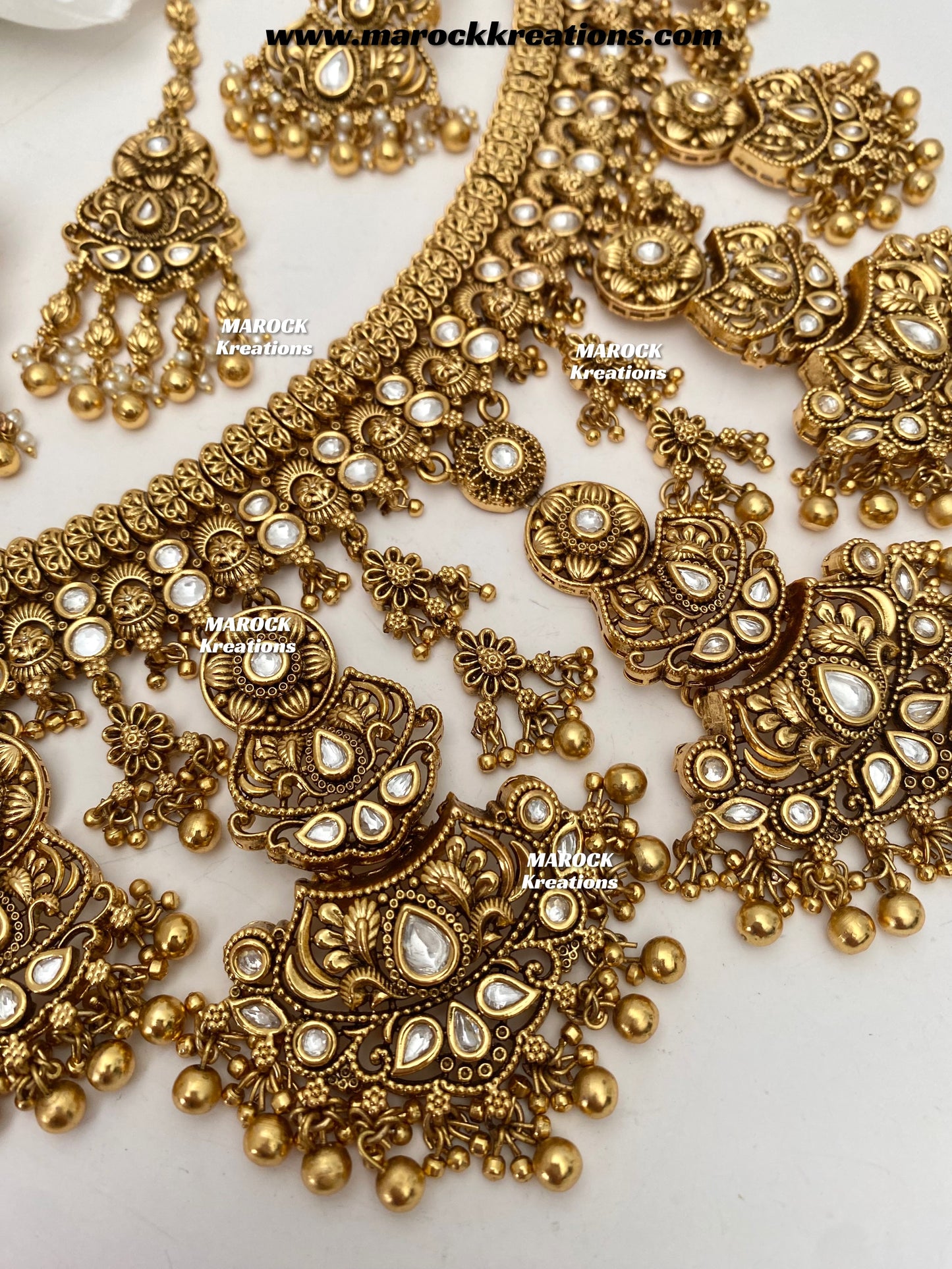 Shannon Premium Quality Gold Plated Bridal set