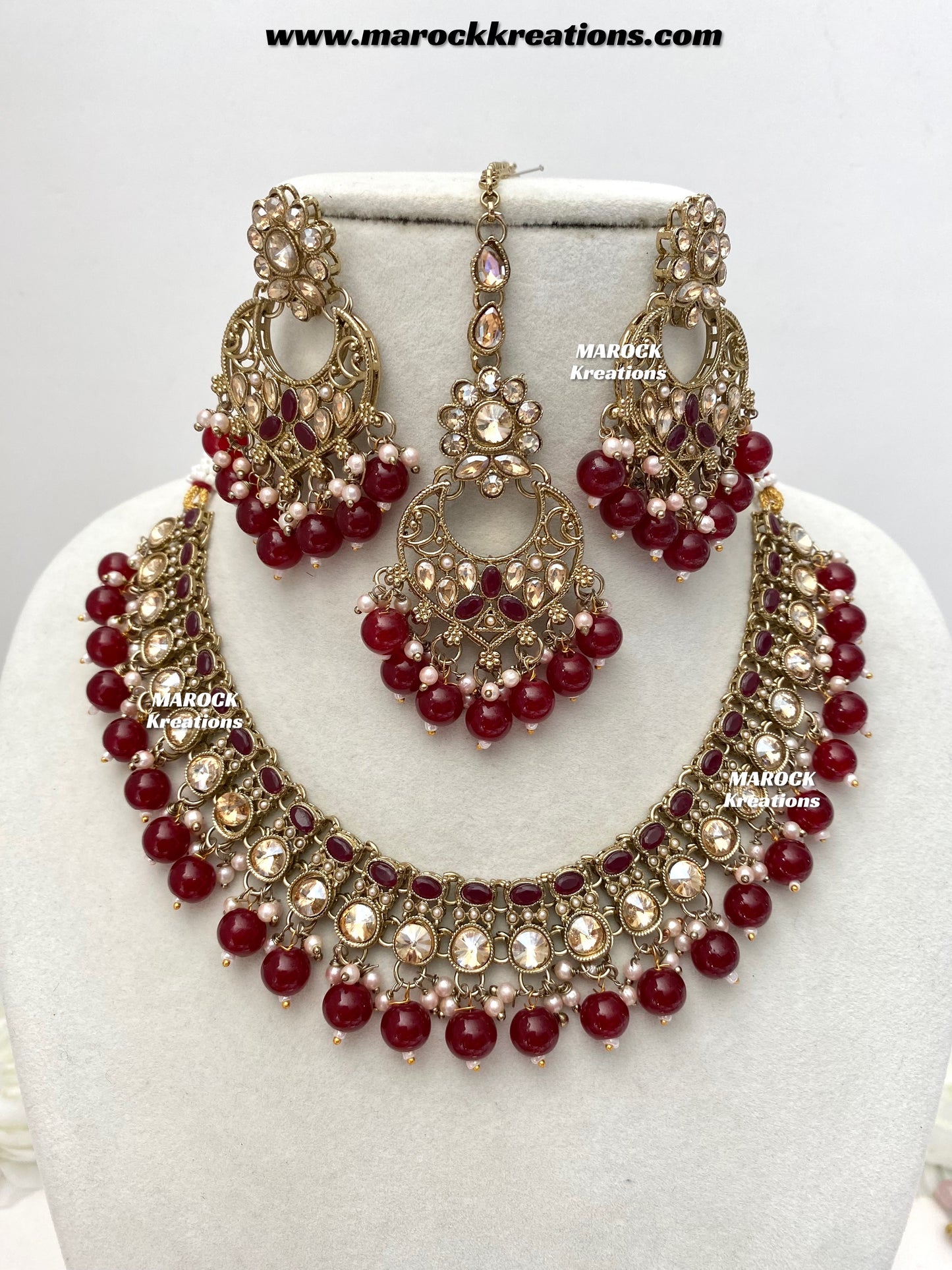 Shefa Polki Necklace set