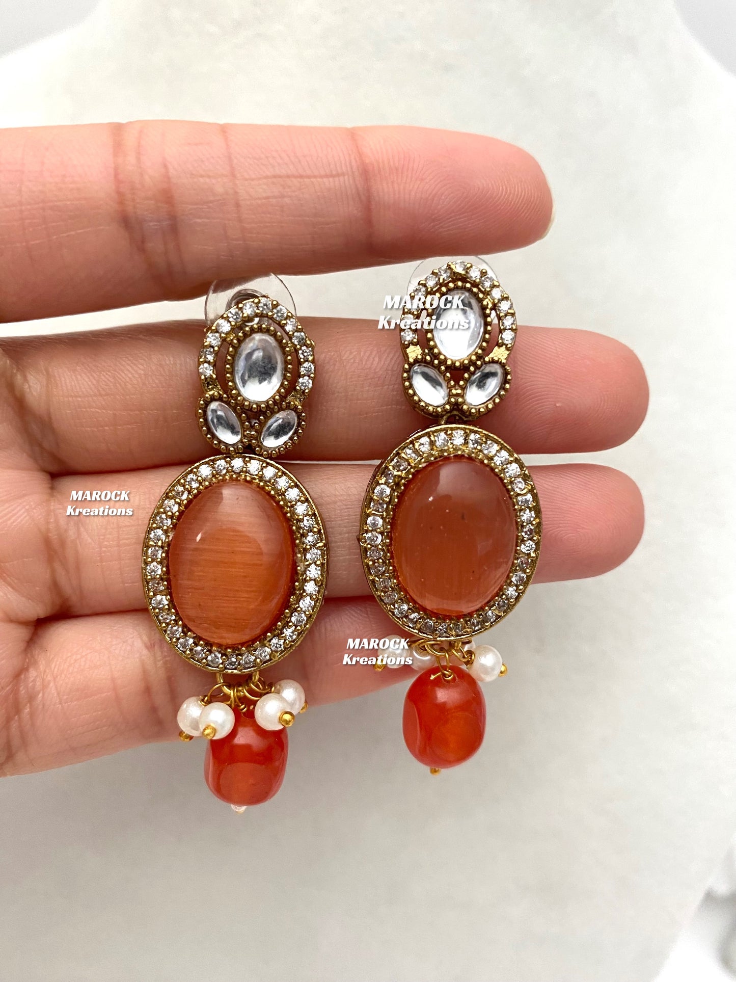 Danica Sabyasachi inspired Premium Quality Moissanite Kundan Statement Choker set