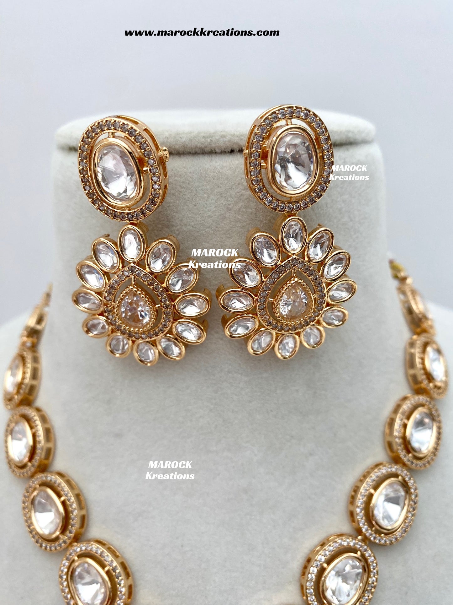 Mariam Tyani inspired Premium Quality Kundan Necklace set