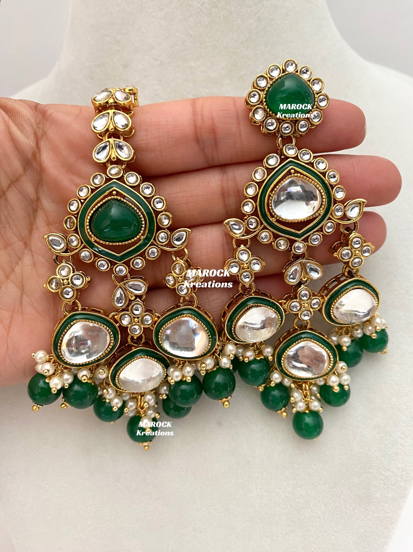 Connie Premium Quality Statement Kundan Necklace/Bridal set