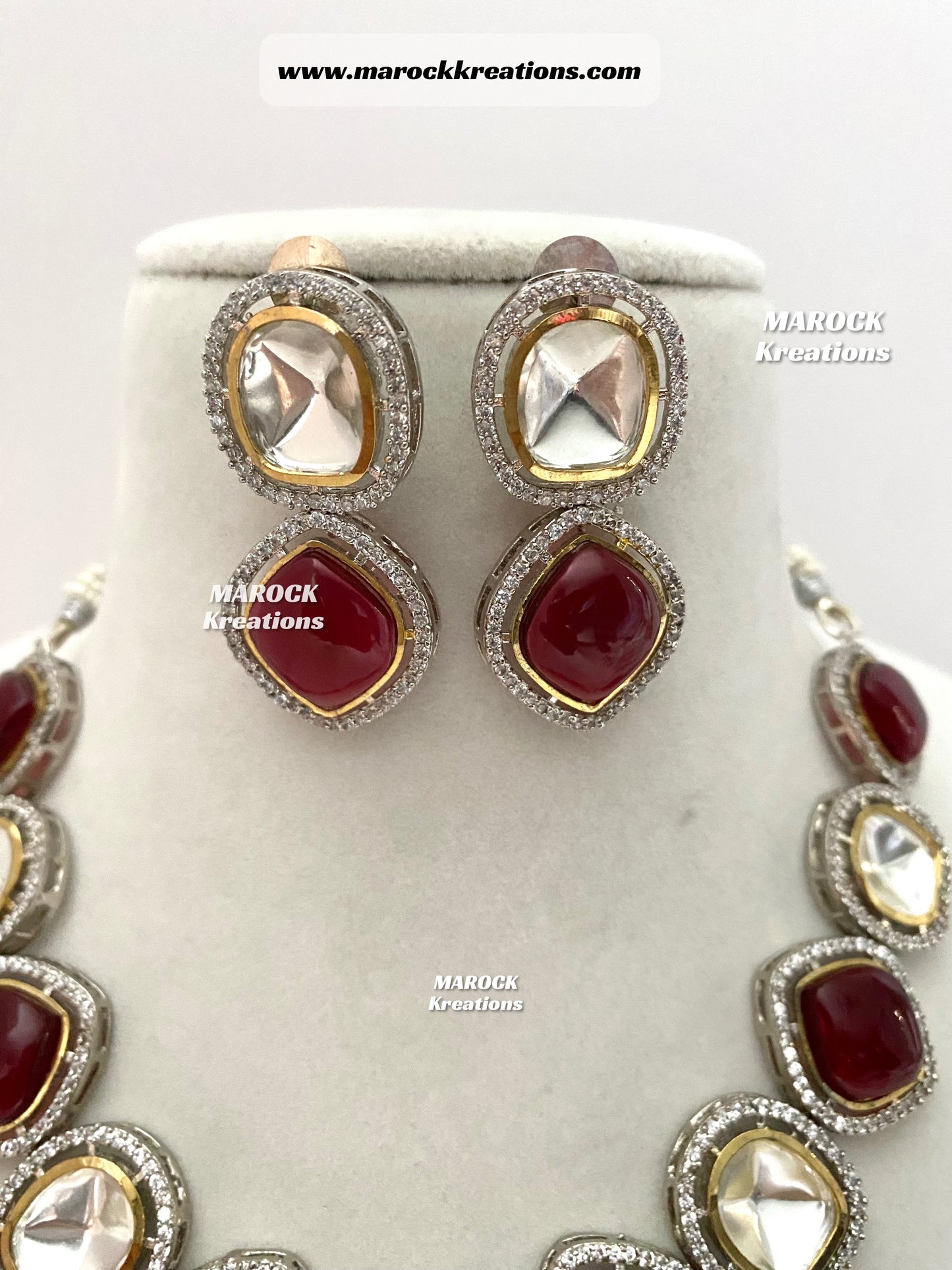 Premium Quality uncut Kundan Necklace set