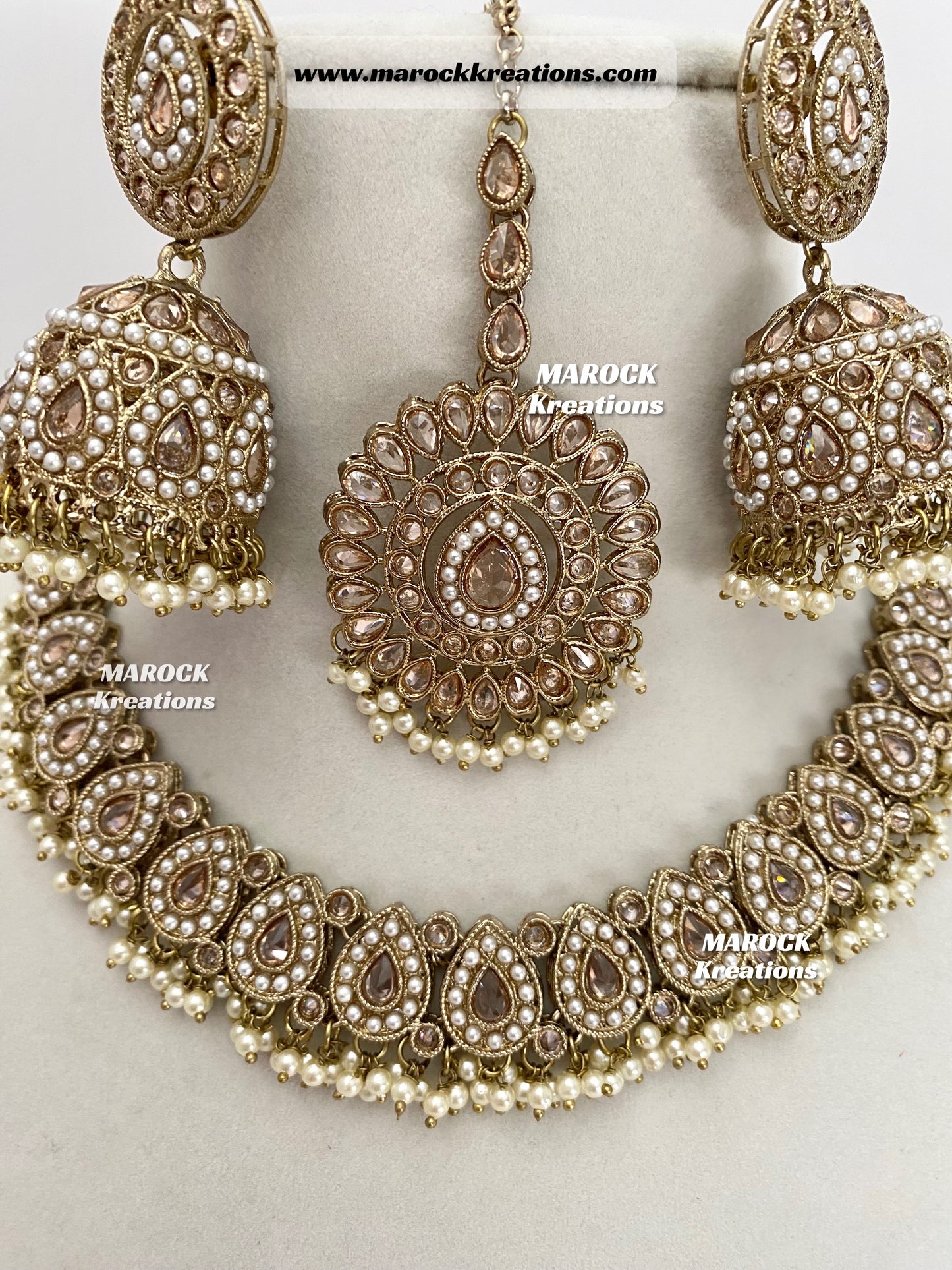 Tina Antique Polki Necklace set