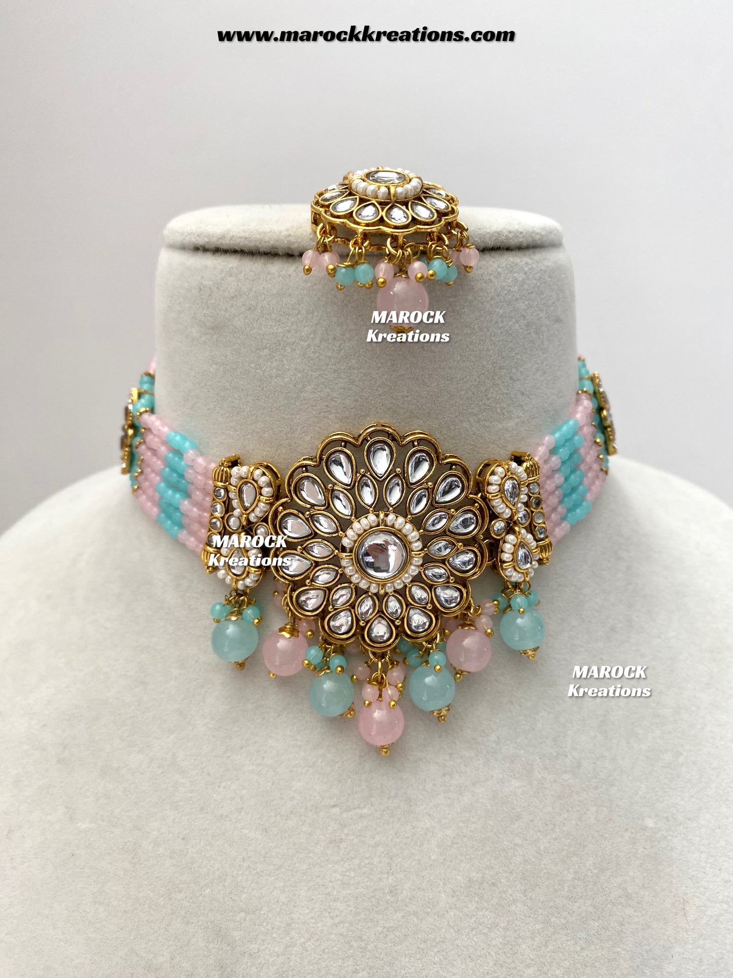 Ginni Premium Quality Kundan choker set