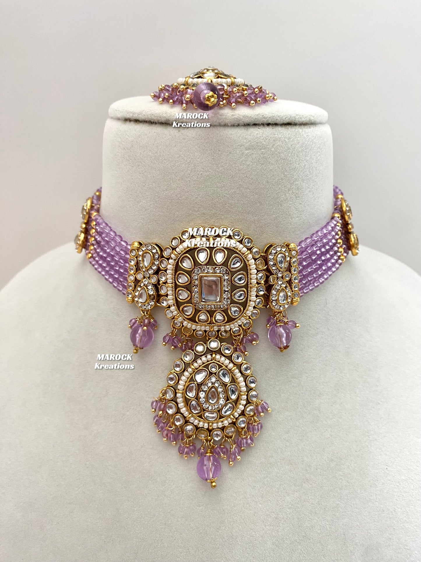 Simona Premium Quality Kundan Choker set