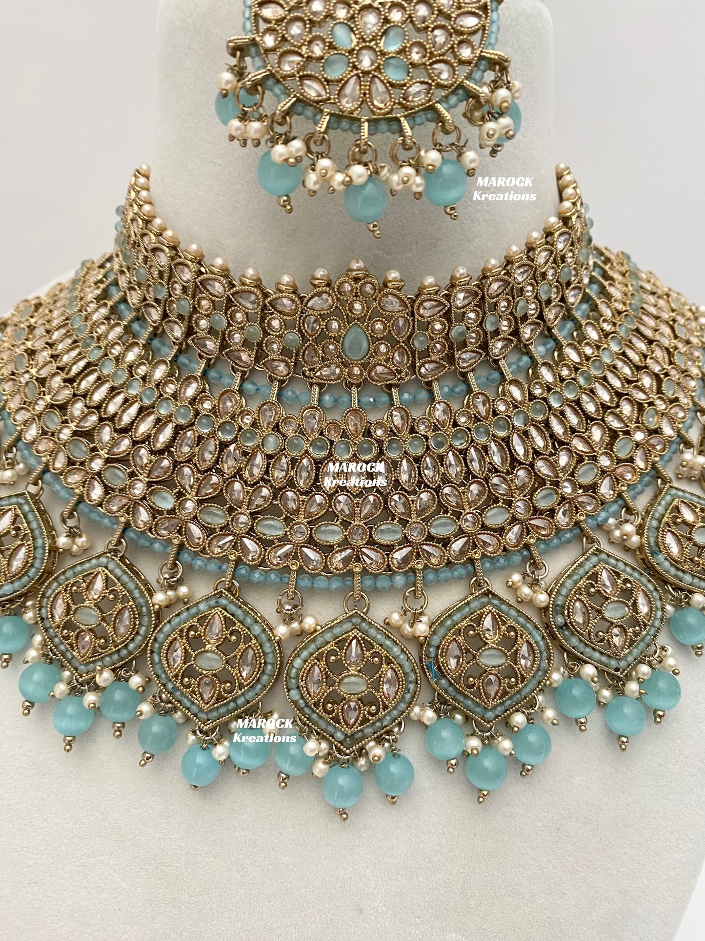 Tashi Premium Quality Polki Statement Bridal set