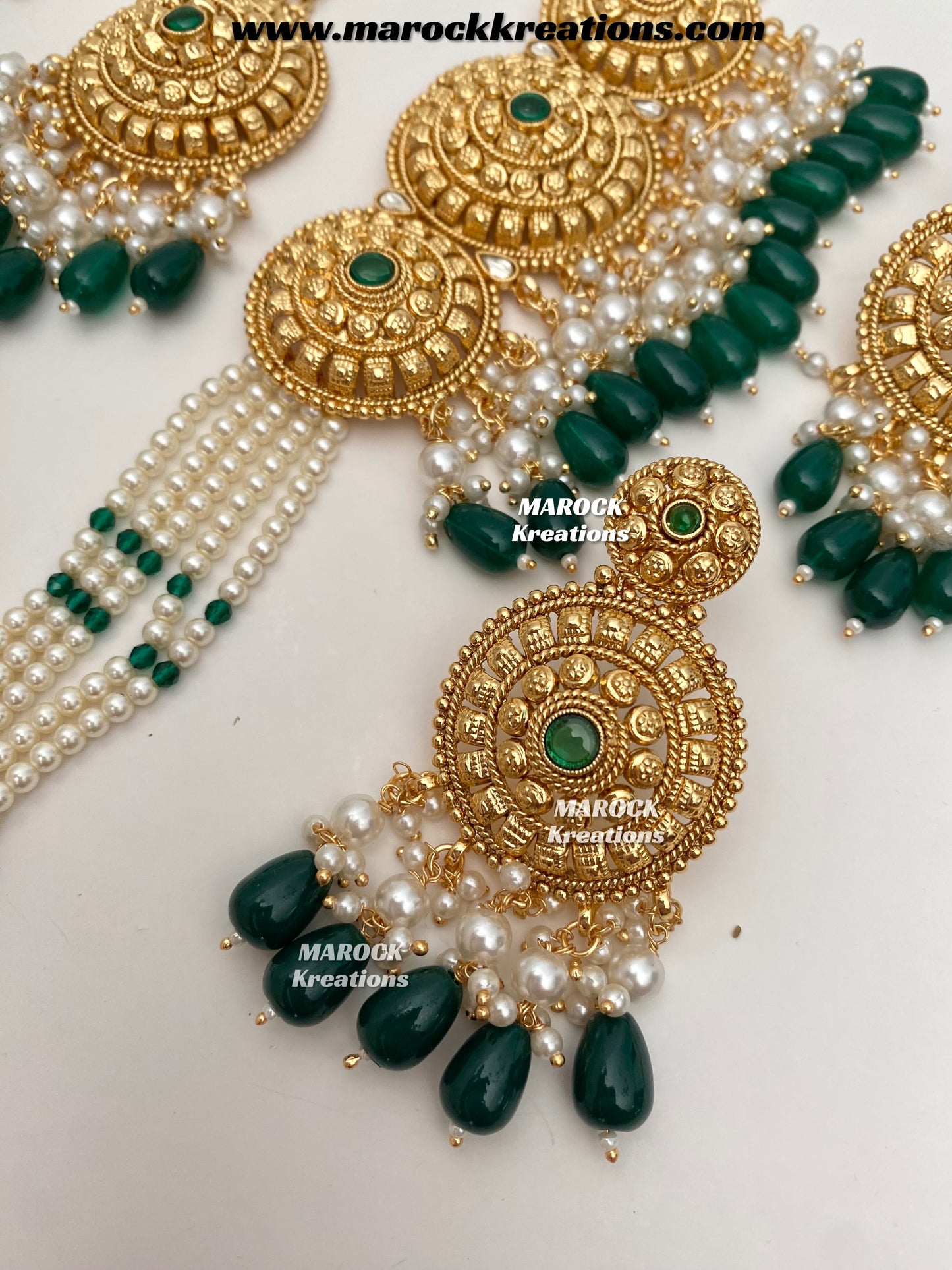 Anuja Premium Quality Gold Plated statement choker set