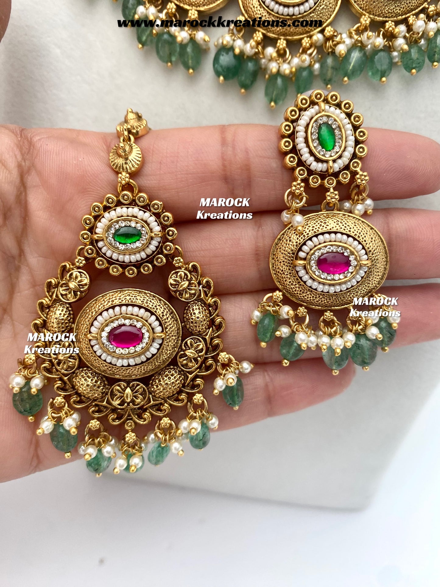 Navie Premium Quality Gold Plated Bridal set