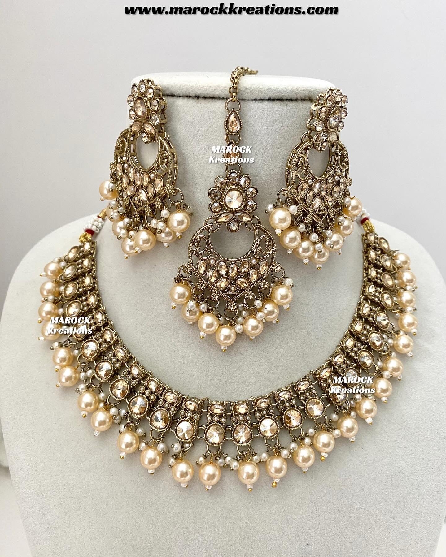 Shefa Polki Necklace set