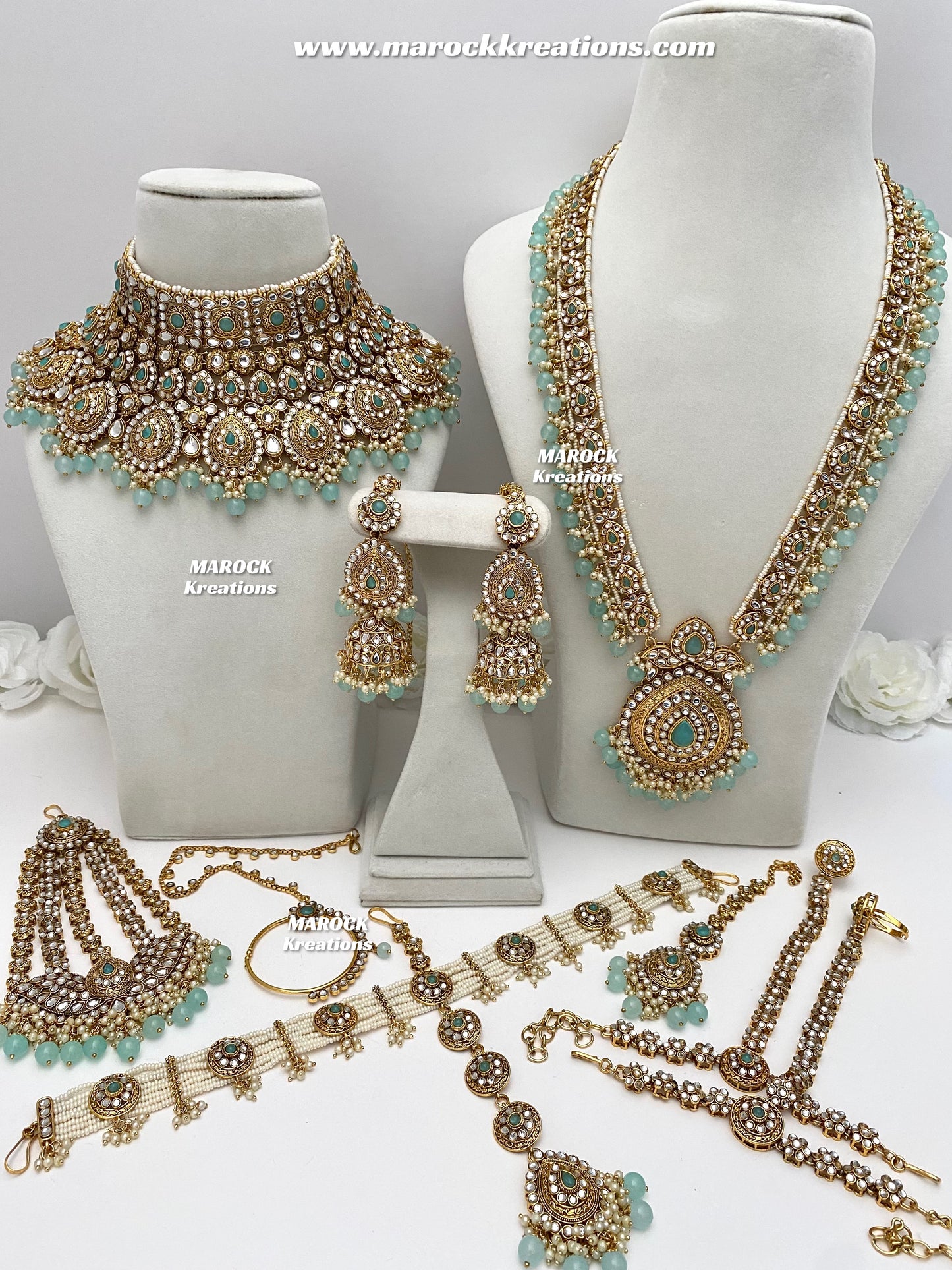 Salma Premium Quality Kundan Bridal set/bridal jewelry