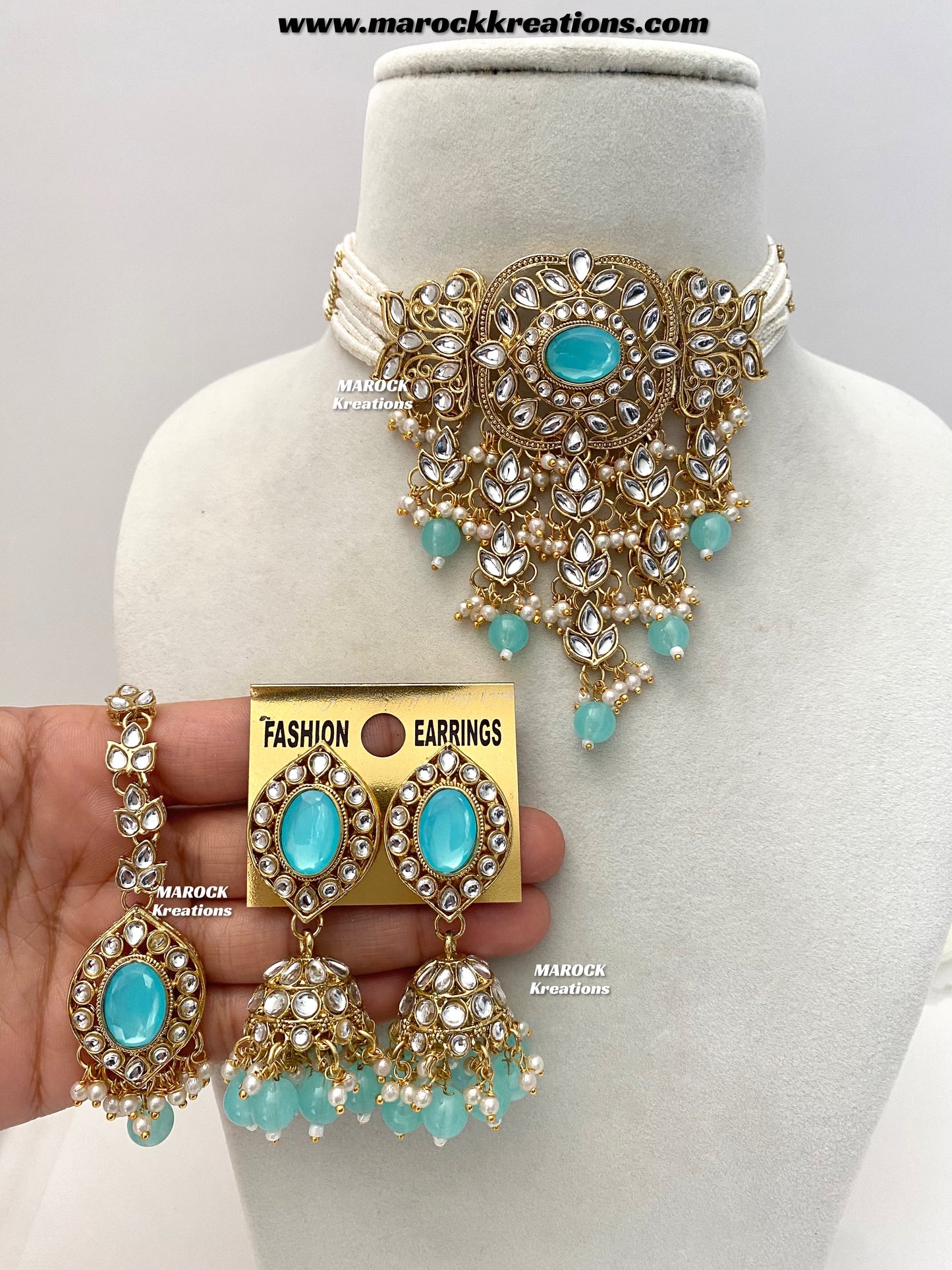 Yasreen Kundan Choker set