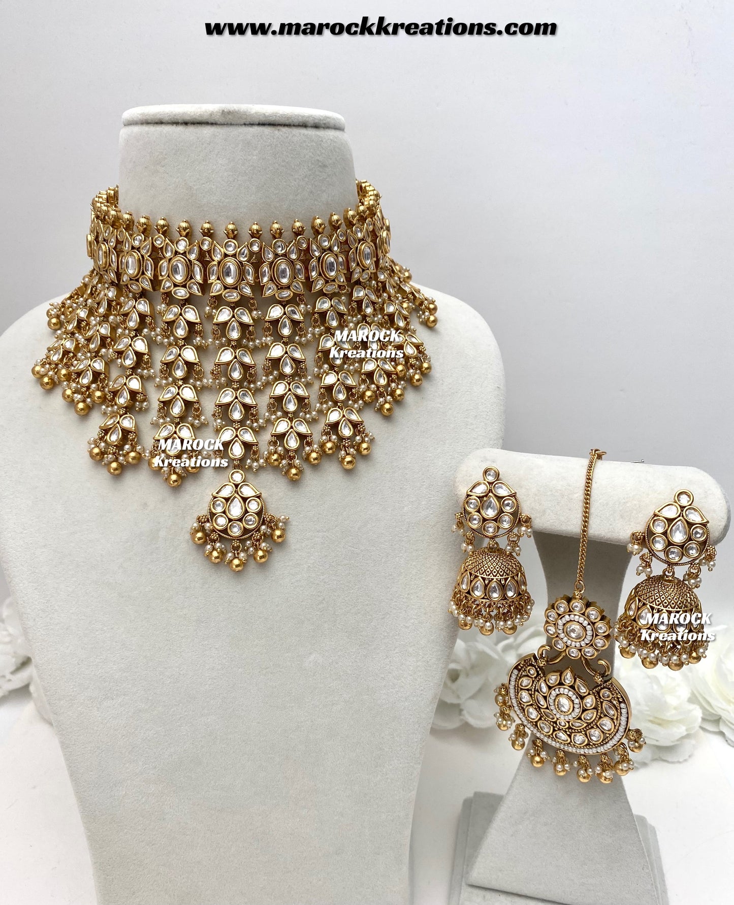 Bonita Premium Quality Gold Plated Bridal set