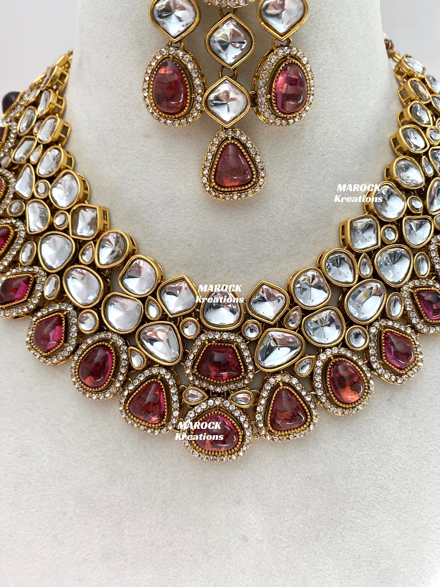 Patriza Sabyasachi inspired Premium Quality Kundan Statement Necklace set