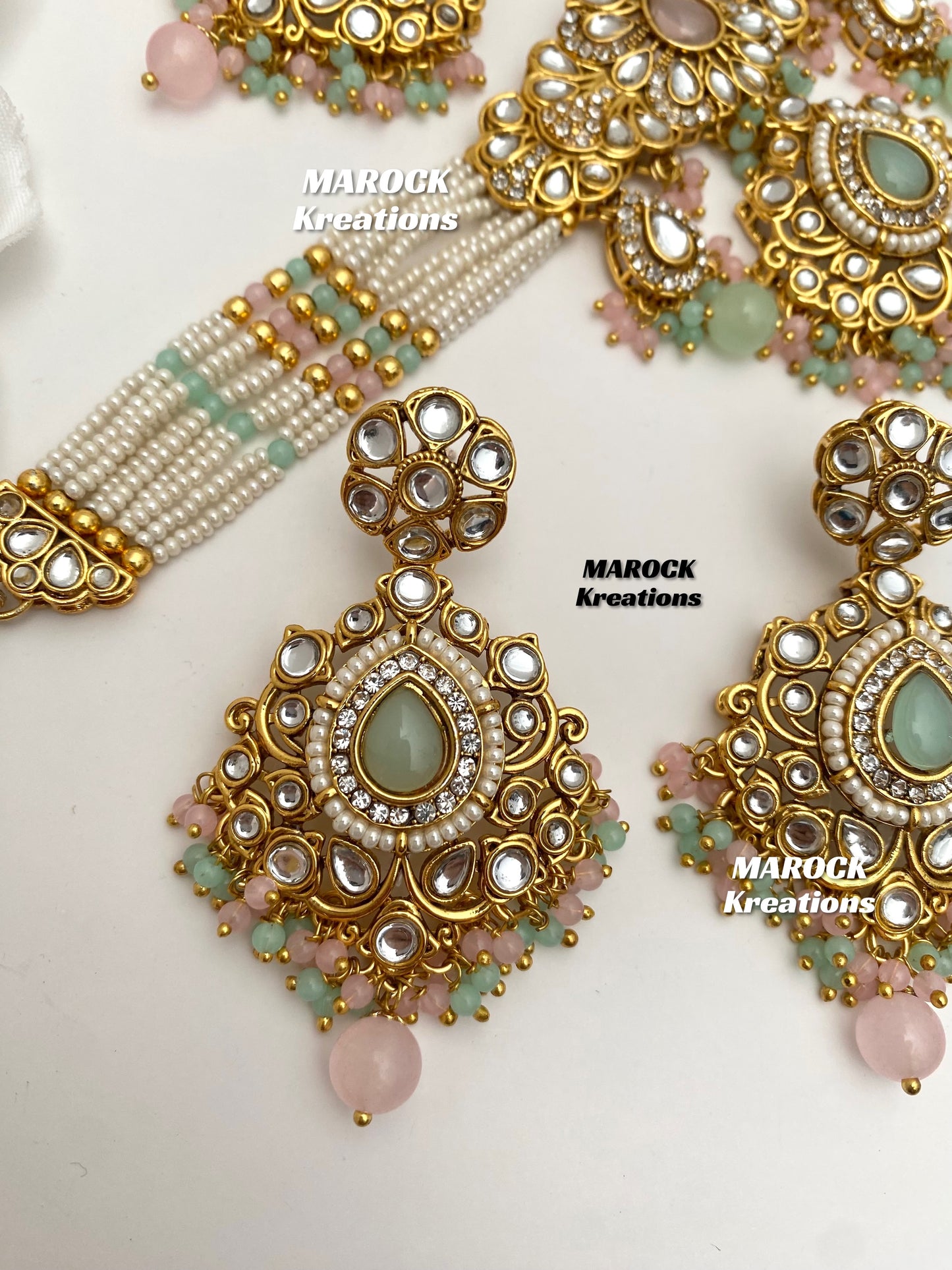 Mahima Premium Quality Kundan Choker set
