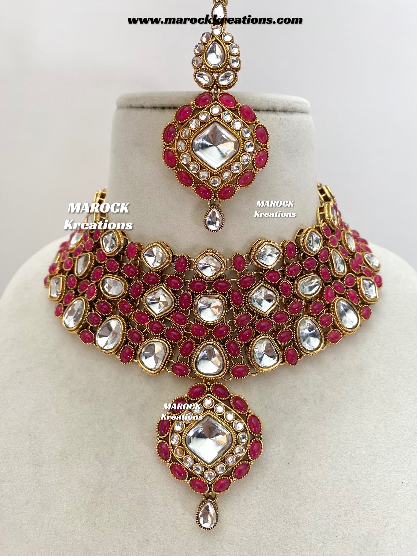 Roksana Sabyasachi inspired Premium Quality Kundan Statement Necklace set