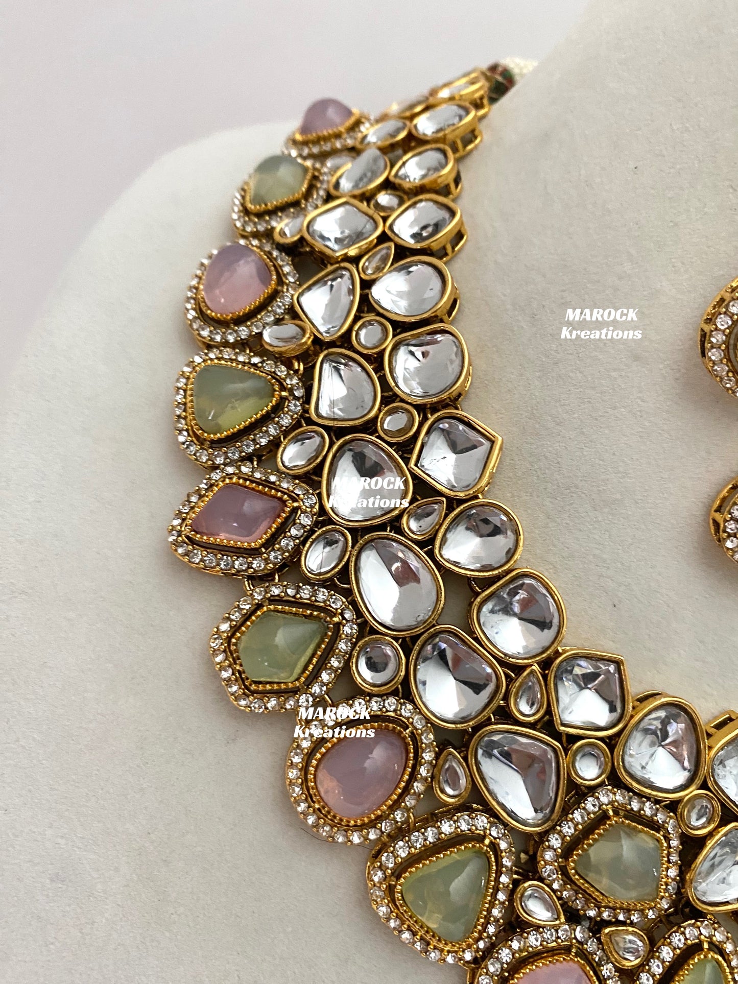 Patriza Sabyasachi inspired Premium Quality Kundan Statement Necklace set