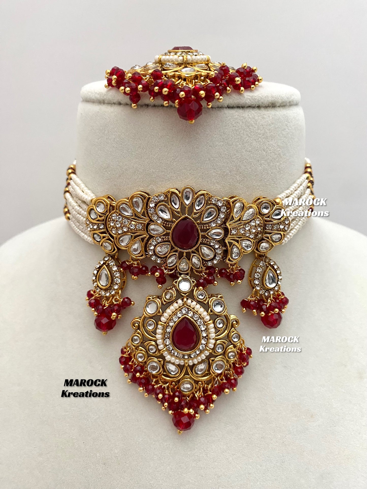 Mahima Premium Quality Kundan Choker set