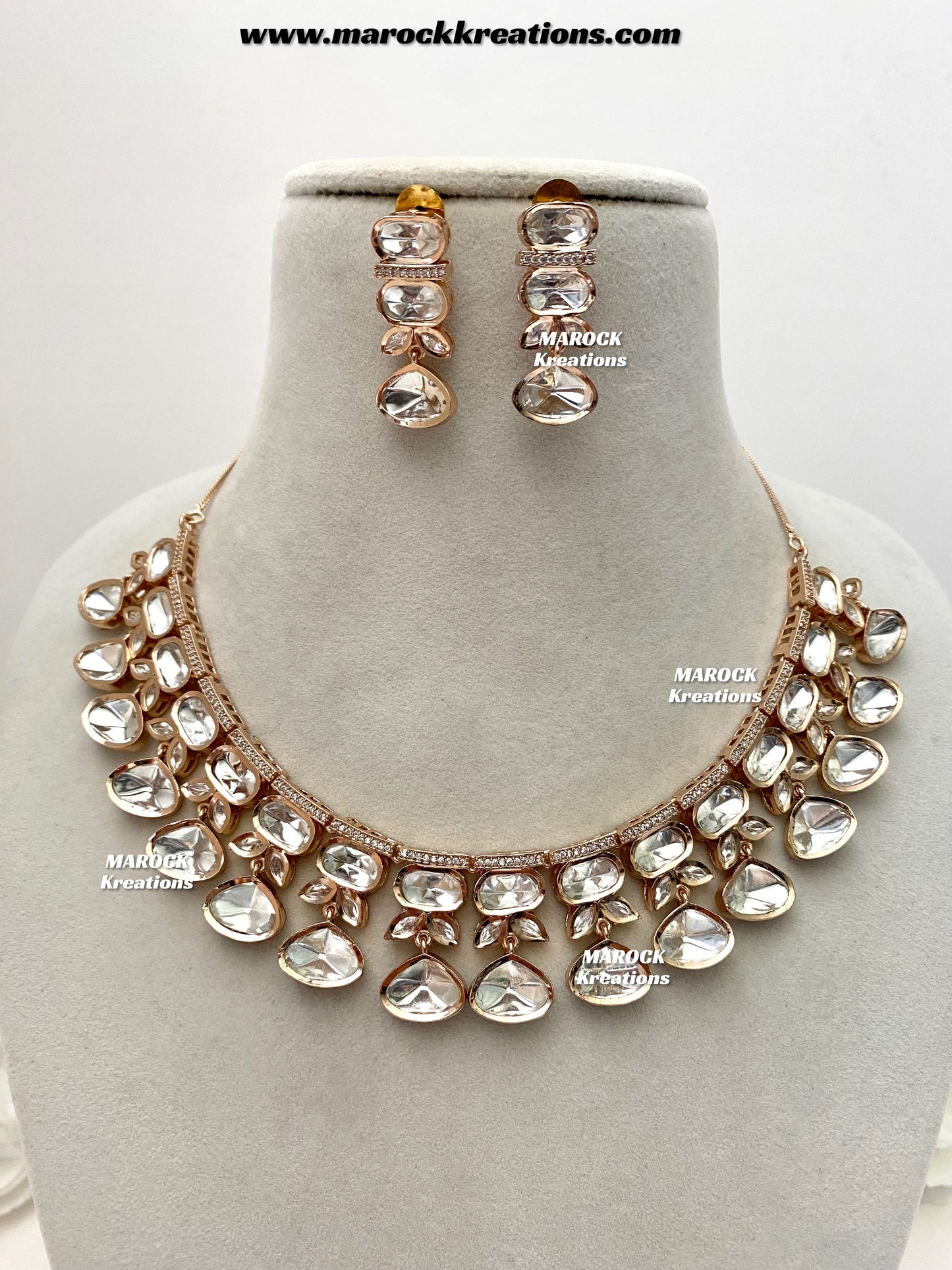Mitzi Tyani inspired Premium Quality Kundan Necklace set