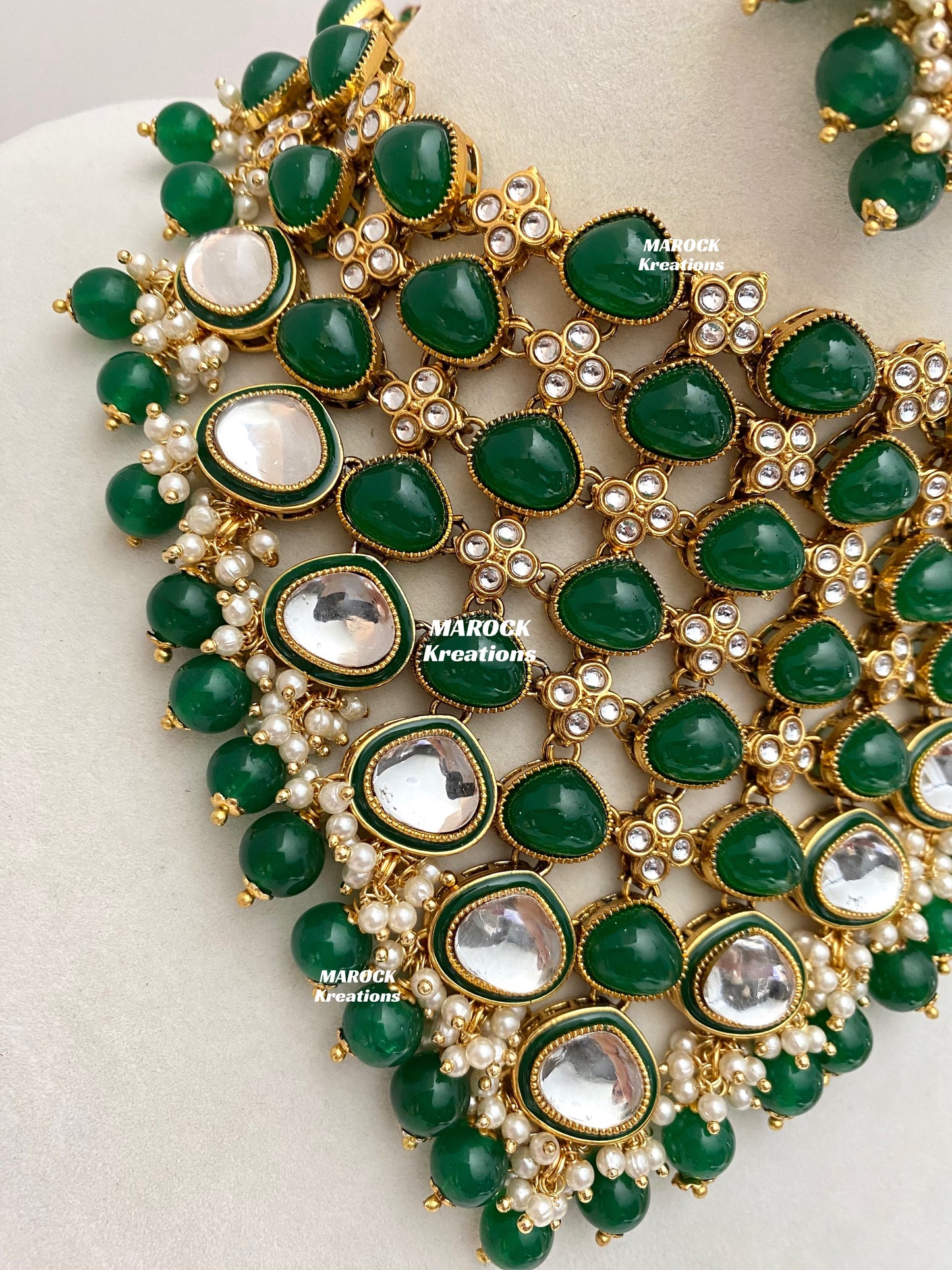 Connie Premium Quality Statement Kundan Necklace/Bridal set