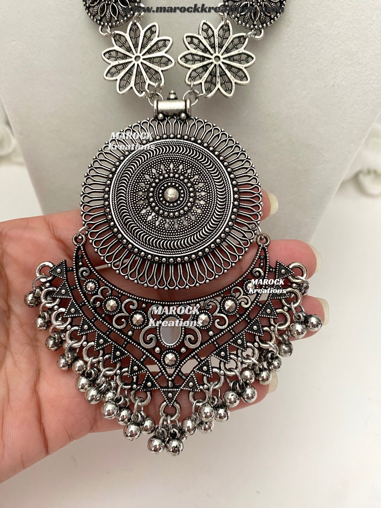 Oxidized Raani Haar set