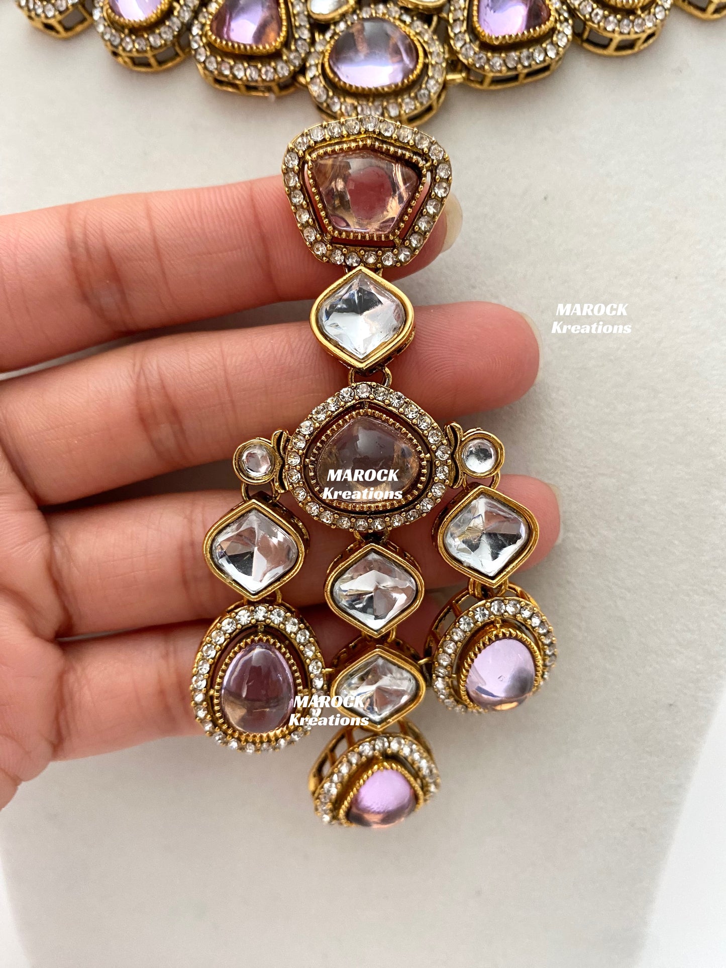 Patriza Sabyasachi inspired Premium Quality Kundan Statement Necklace set