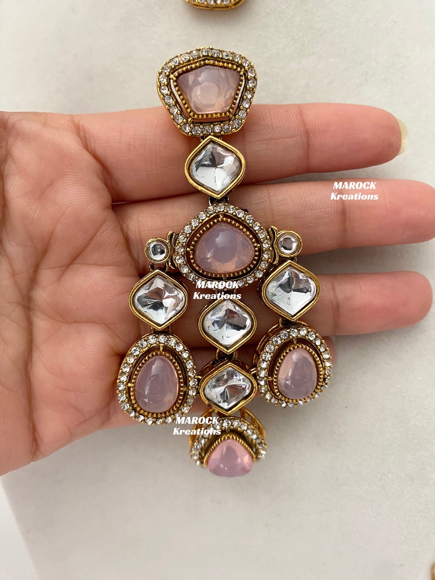 Patriza Sabyasachi inspired Premium Quality Kundan Statement Necklace set