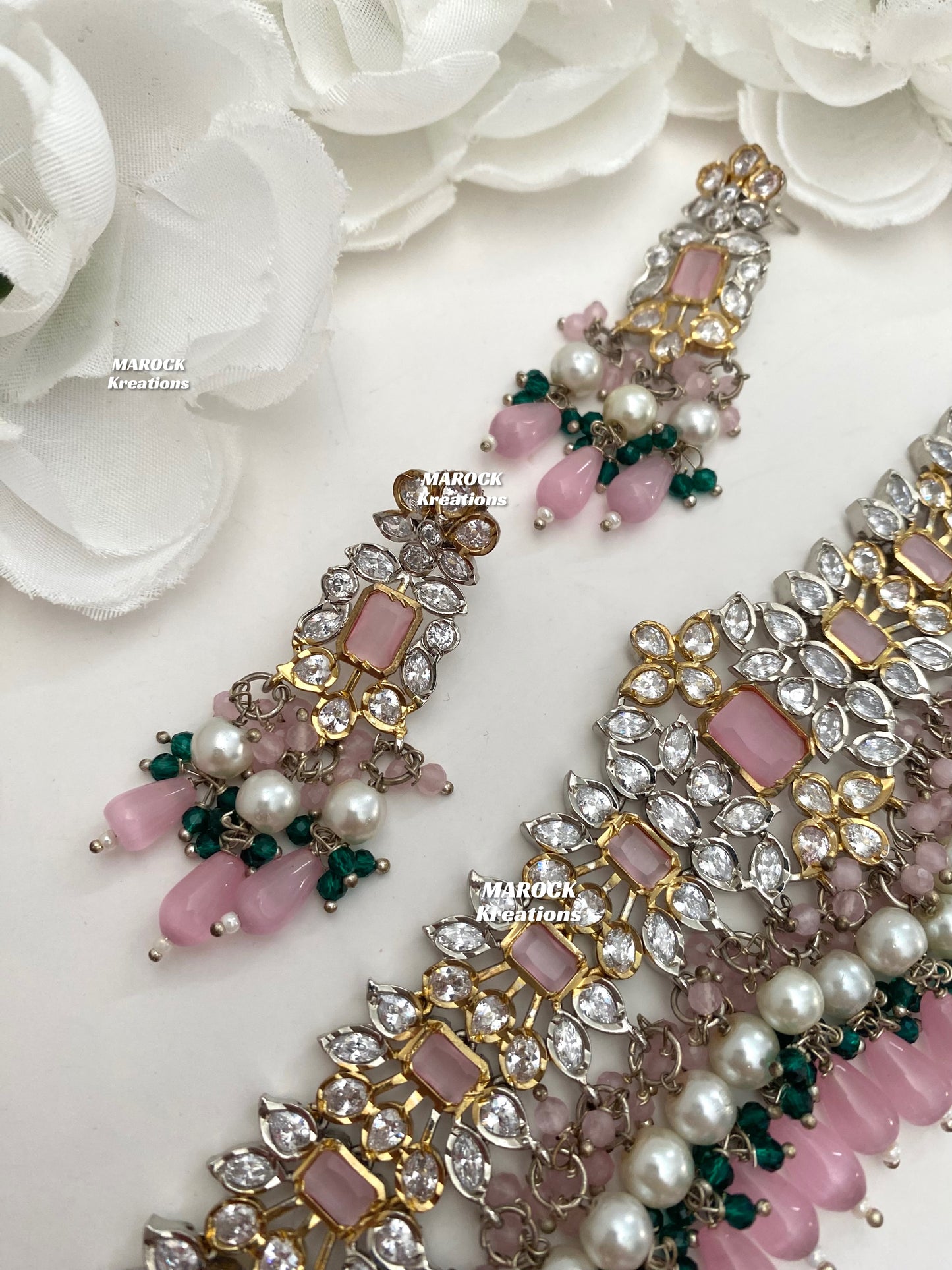Mary Premium Quality Tyani inspired Kundan Choker set