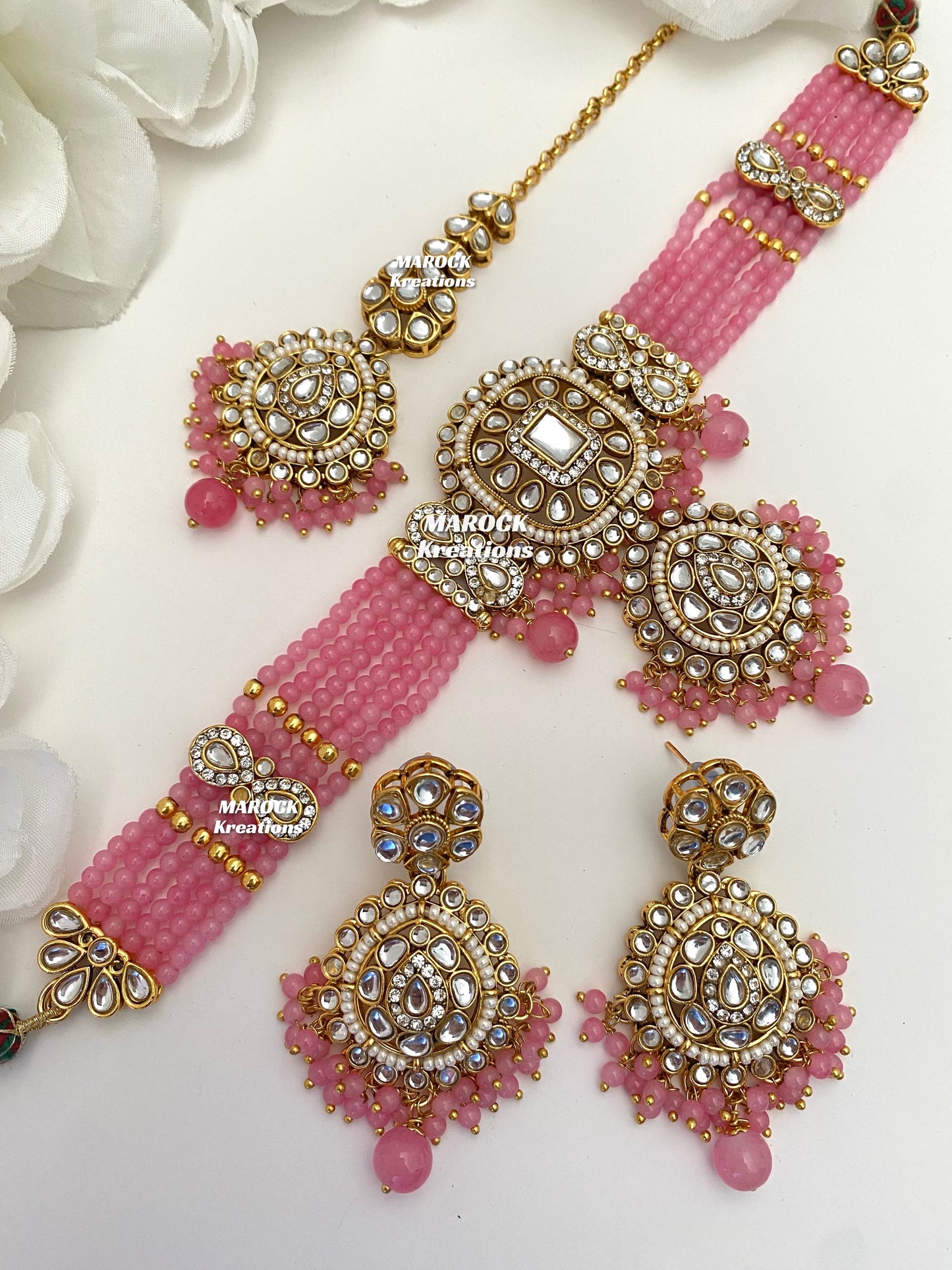 Simona Premium Quality Kundan Choker set