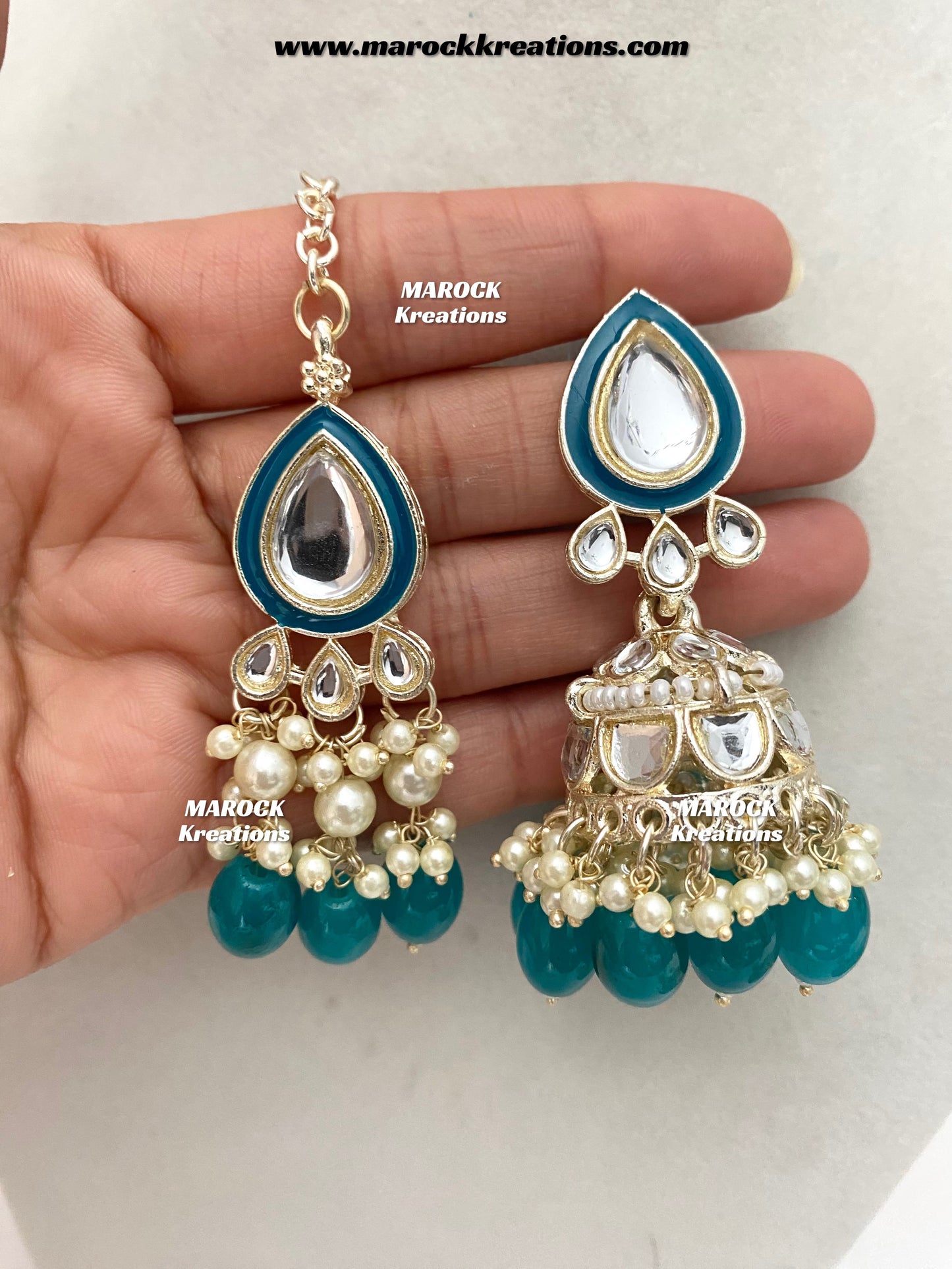 Aarvi Kundan Necklace set